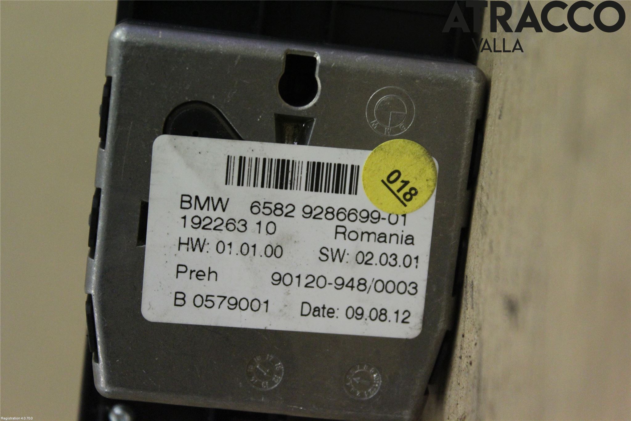 BMW 5 F10/F11/F18 09-17 Bryter Cruisekontroll