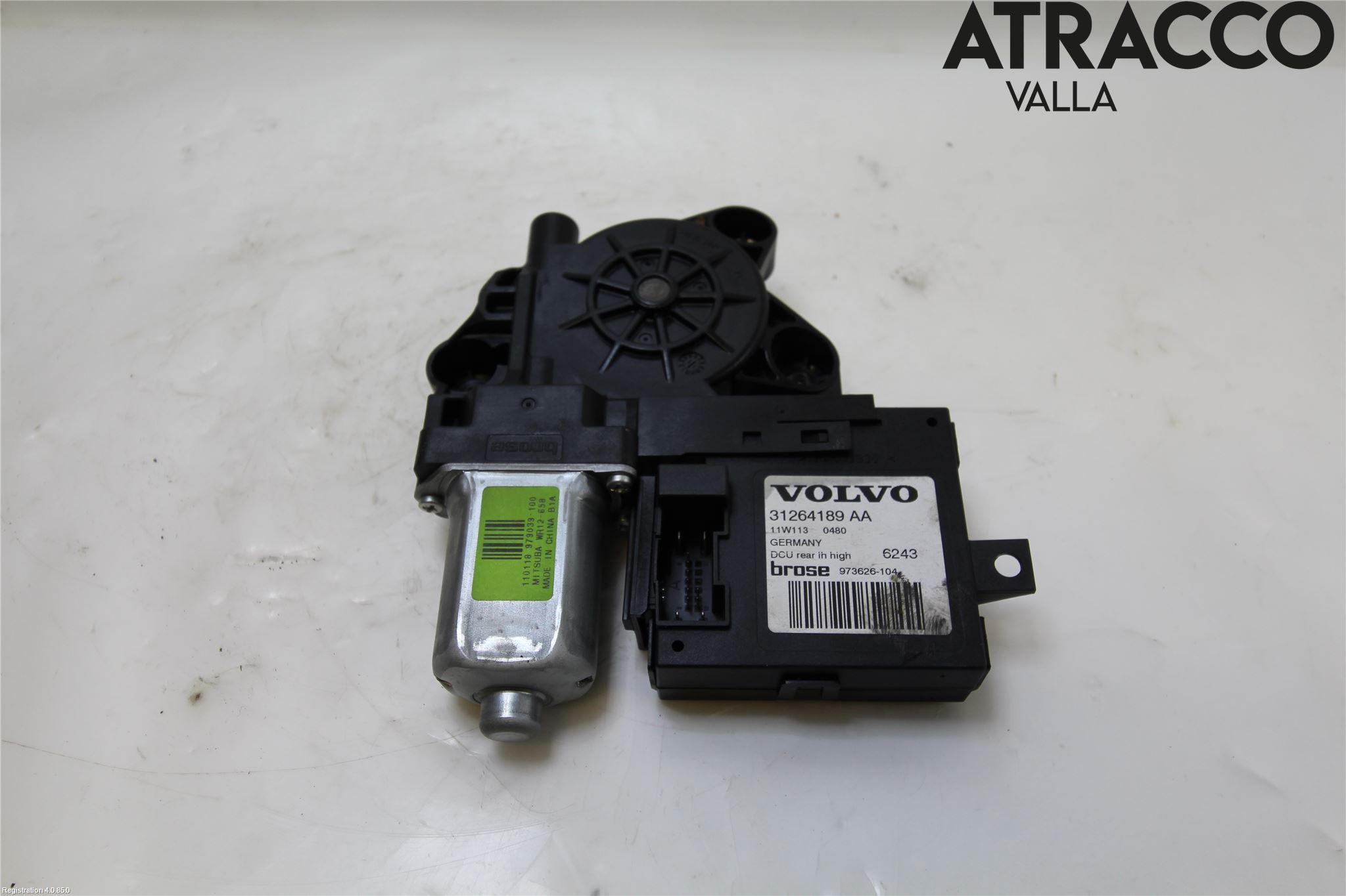 Volvo V50 08-12 Vindusheismotor