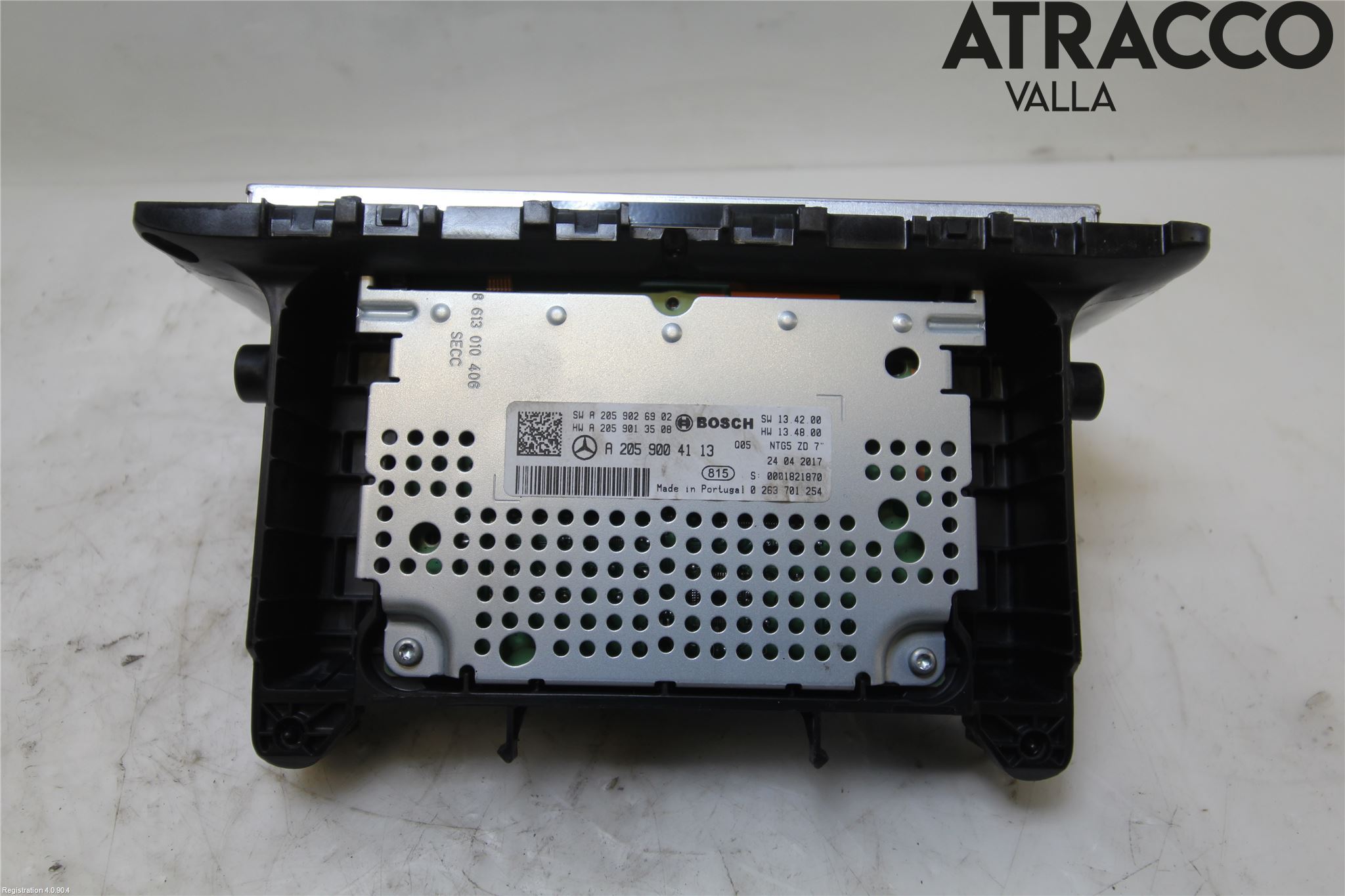 Mercedes-Benz MB C-KLASS (W205) 14-21 Instr Skjerm Dvd-Gps-Ac-Tlf