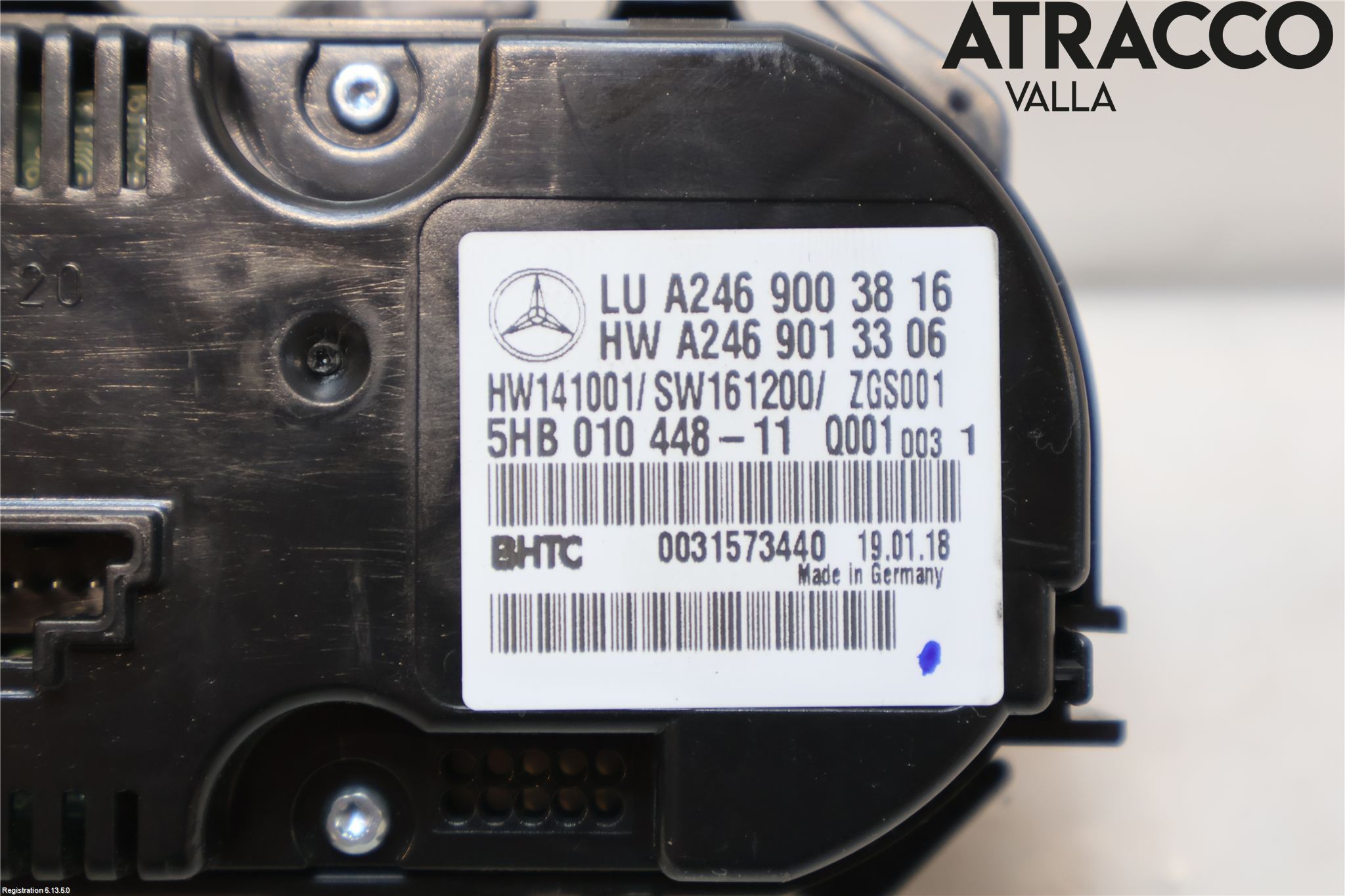 Mercedes-Benz MB CLA-KLASS (C117/X117) 13-19 Varme Ac Betjening-Display