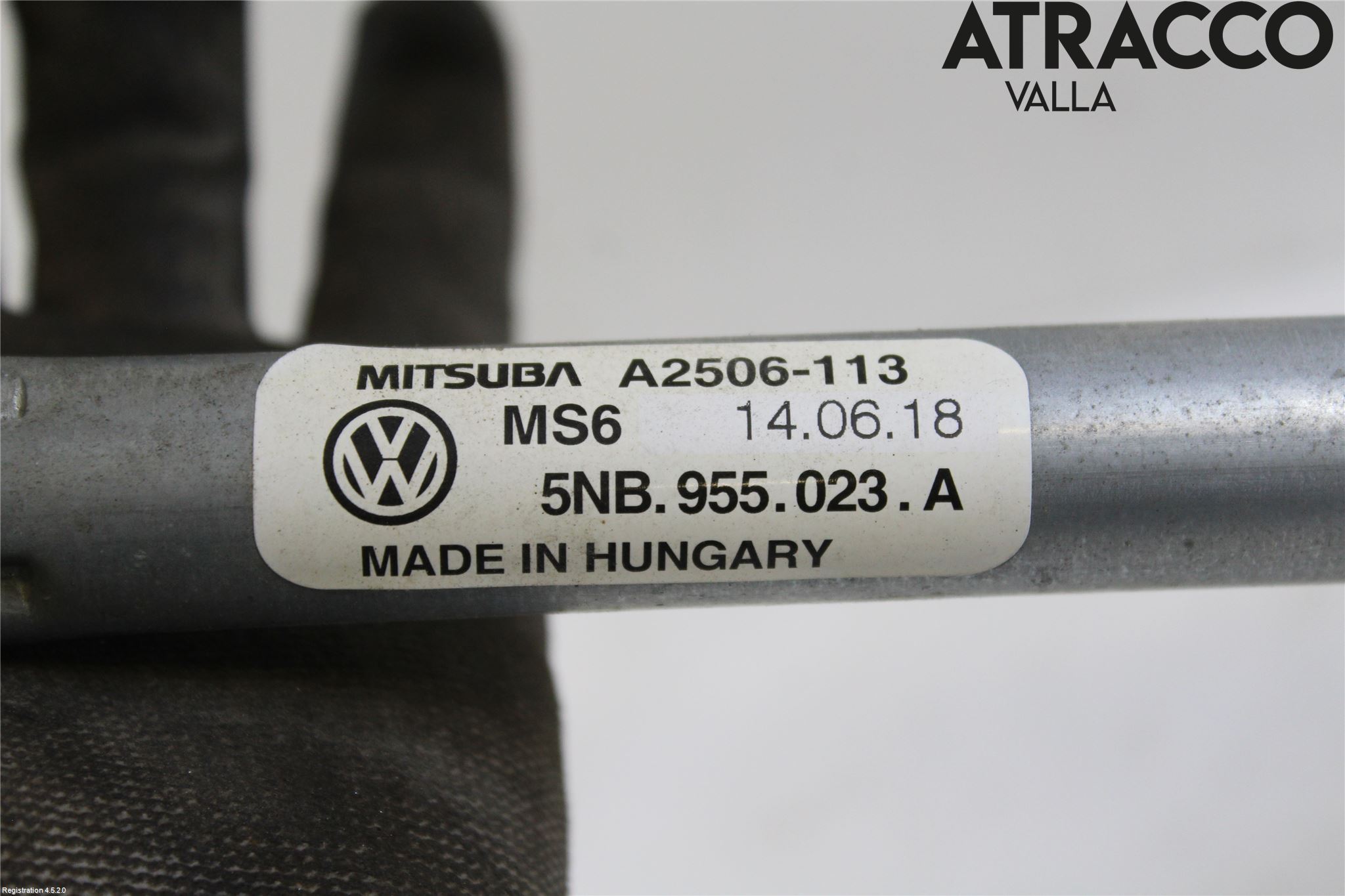 Volkswagen VW TIGUAN 16-24 Viskeroverføring Frontrute