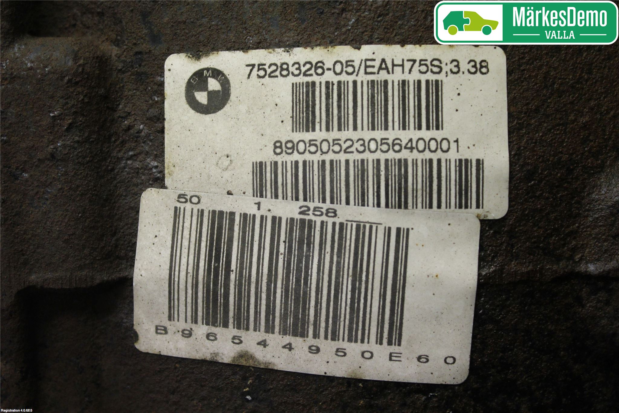 BMW 5 E60/61 Sed/Tou 02-10 Bakaksel Kardang Bak -Diff