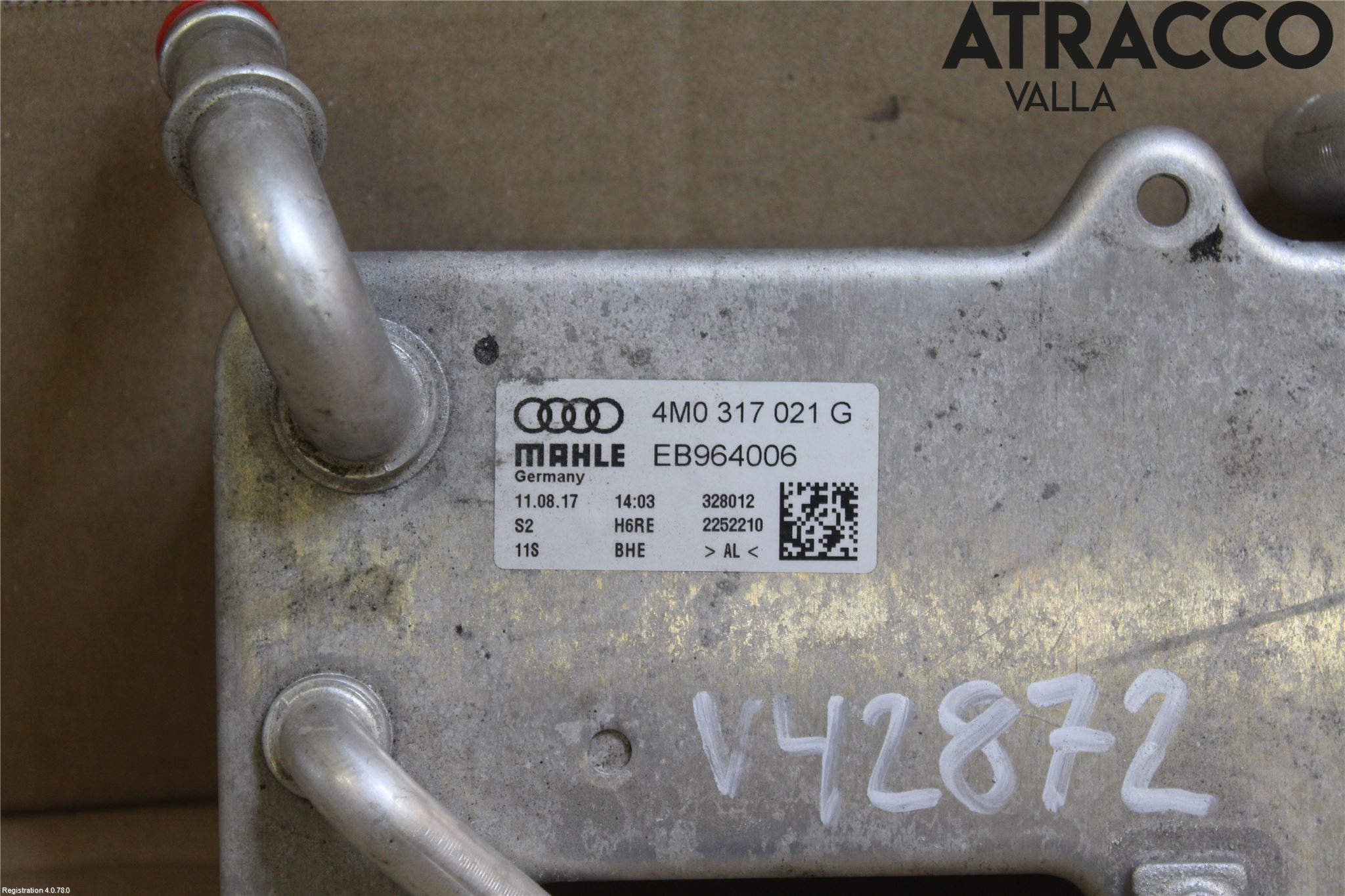 Audi A4/S4 B9 16-19 Radiator Oljekjøler Automatgea