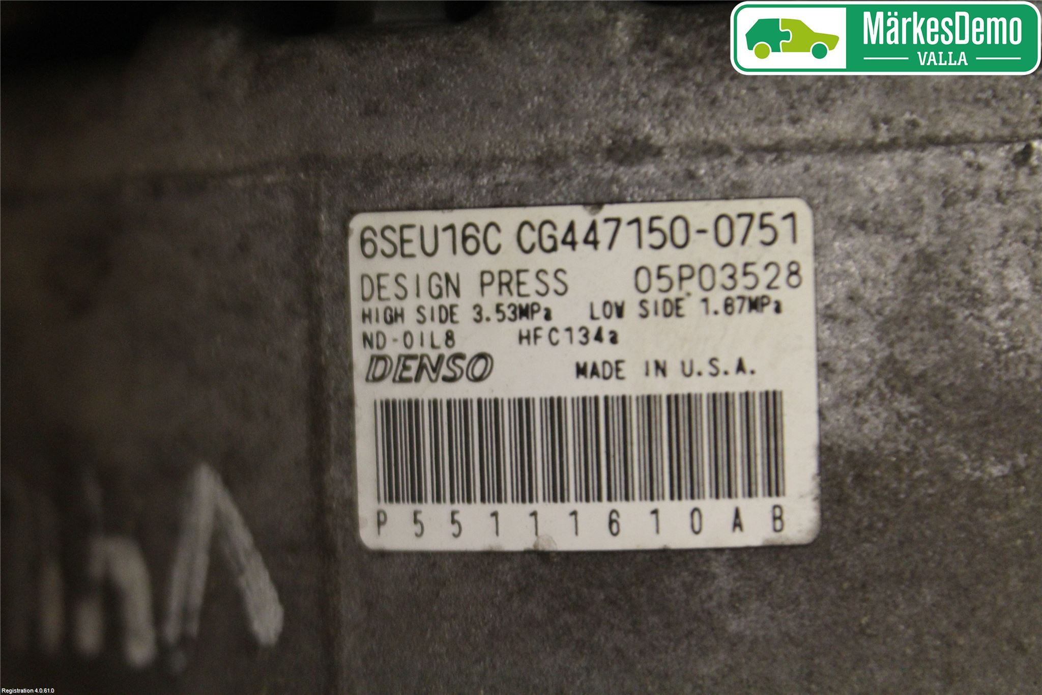 Jeep PATRIOT Varme Ac Kompressor