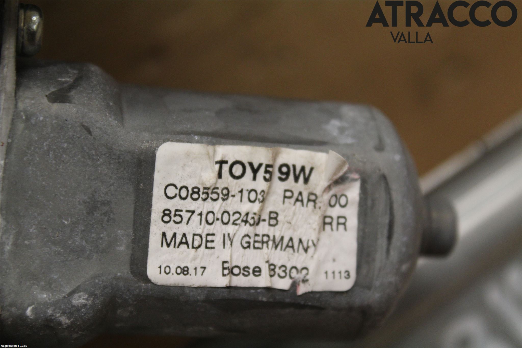Toyota AURIS 13-19 Vindusheis El Komp