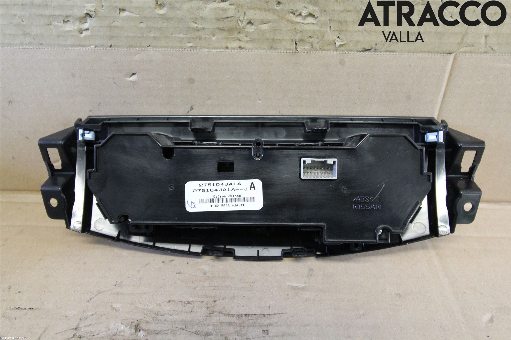 Nissan NAVARA, TREK-1 17-21 Varme Ac Betjening-Display