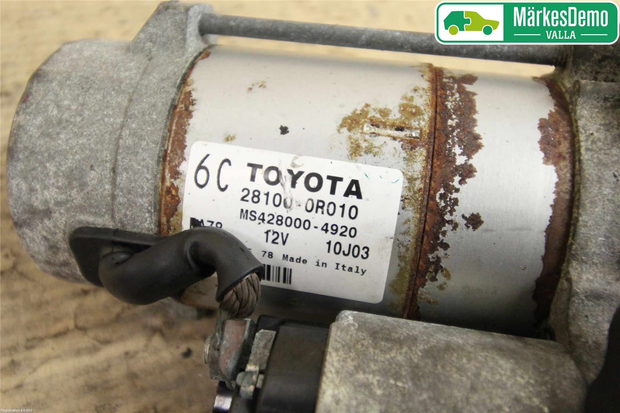 Toyota AURIS 07-09 Startmotor Diesel