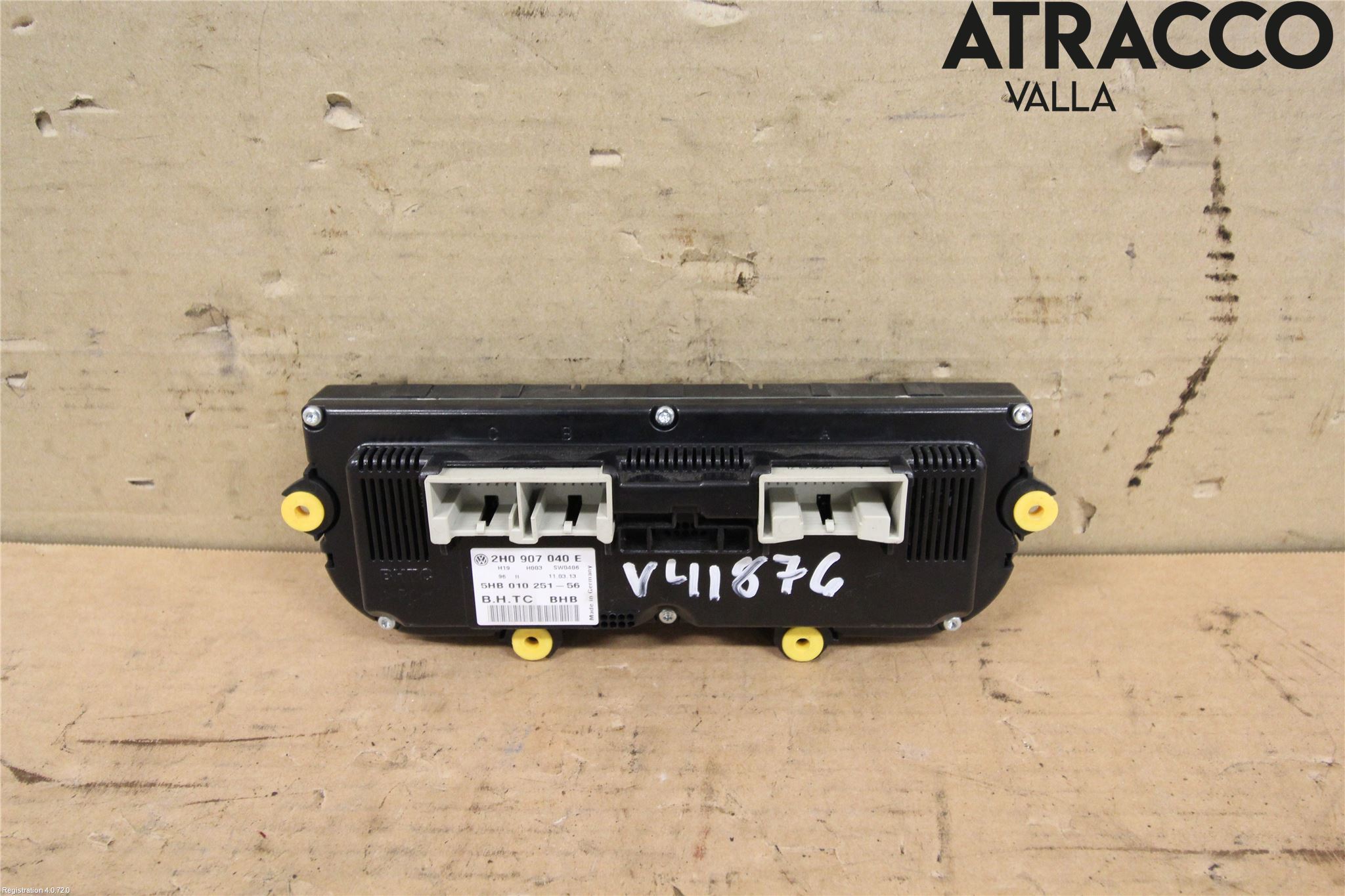Volkswagen VW AMAROK 2H 10-22 Varme Ac Betjening-Display