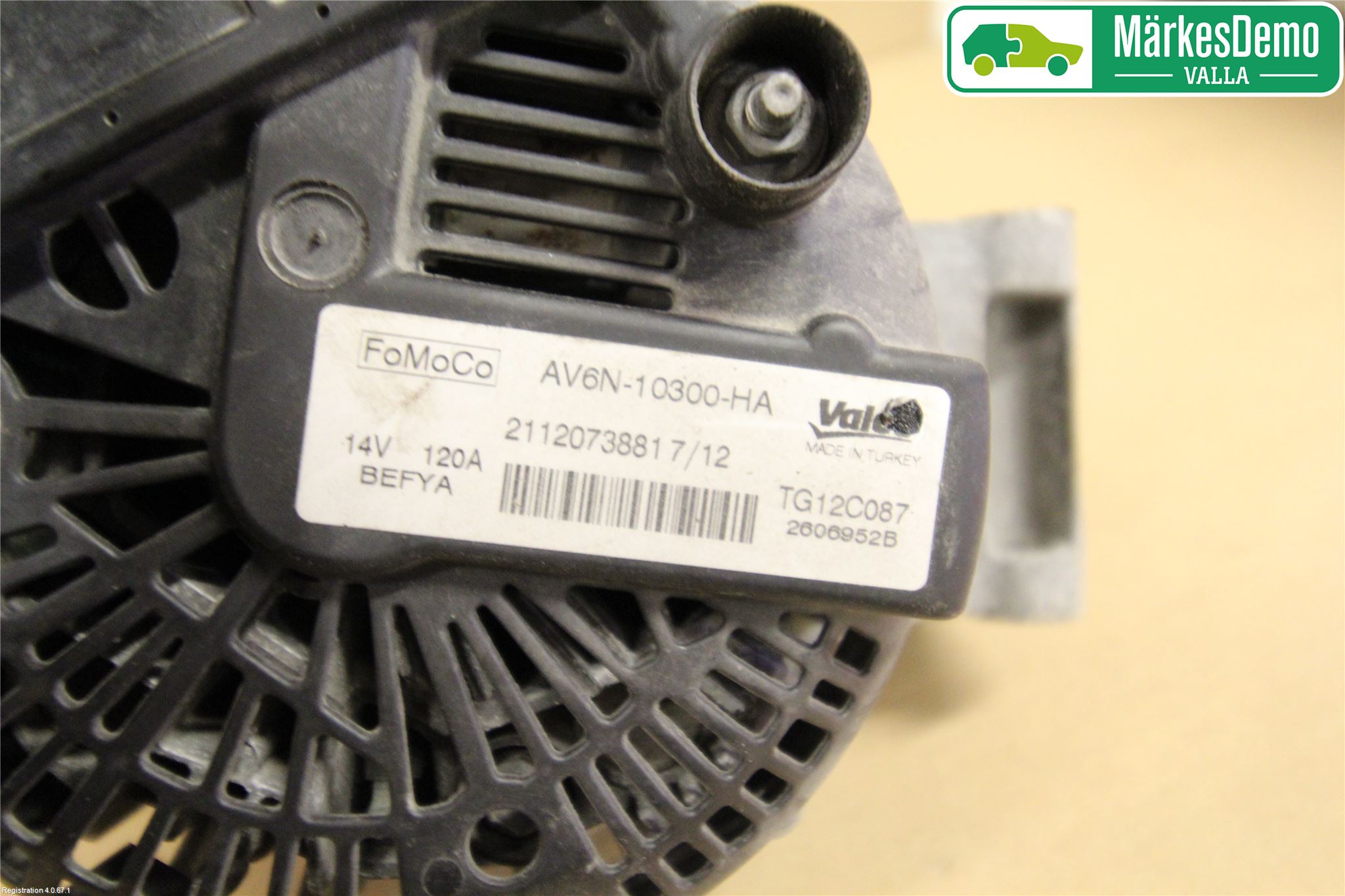 Ford FIESTA 09-12 Dynamo