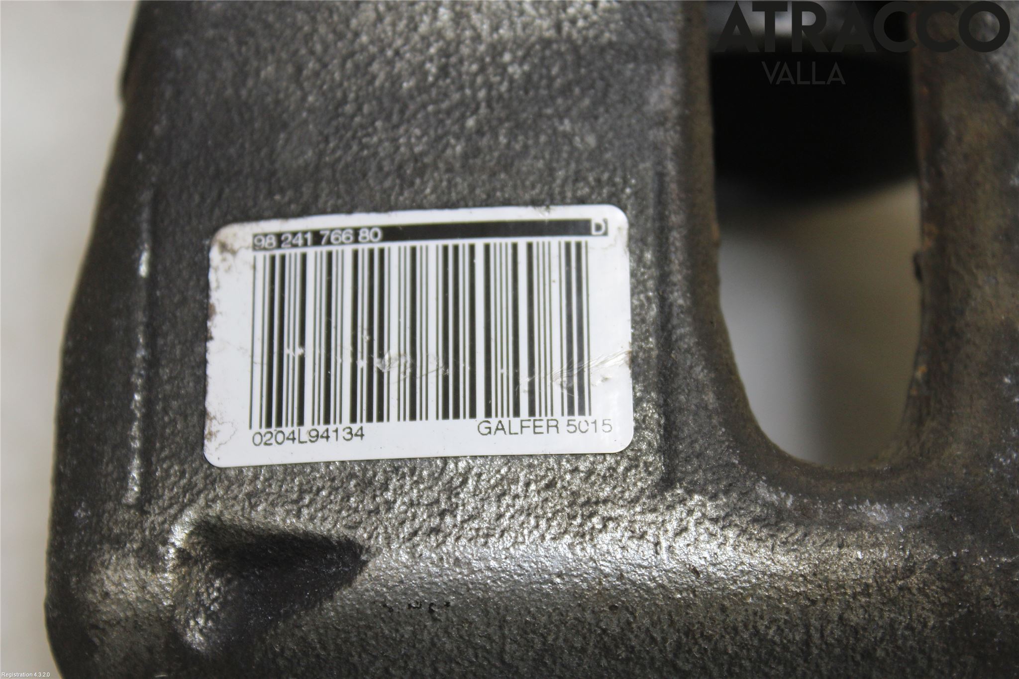 Peugeot 208/E-208 20- Bremsecaliper Foran Høyre