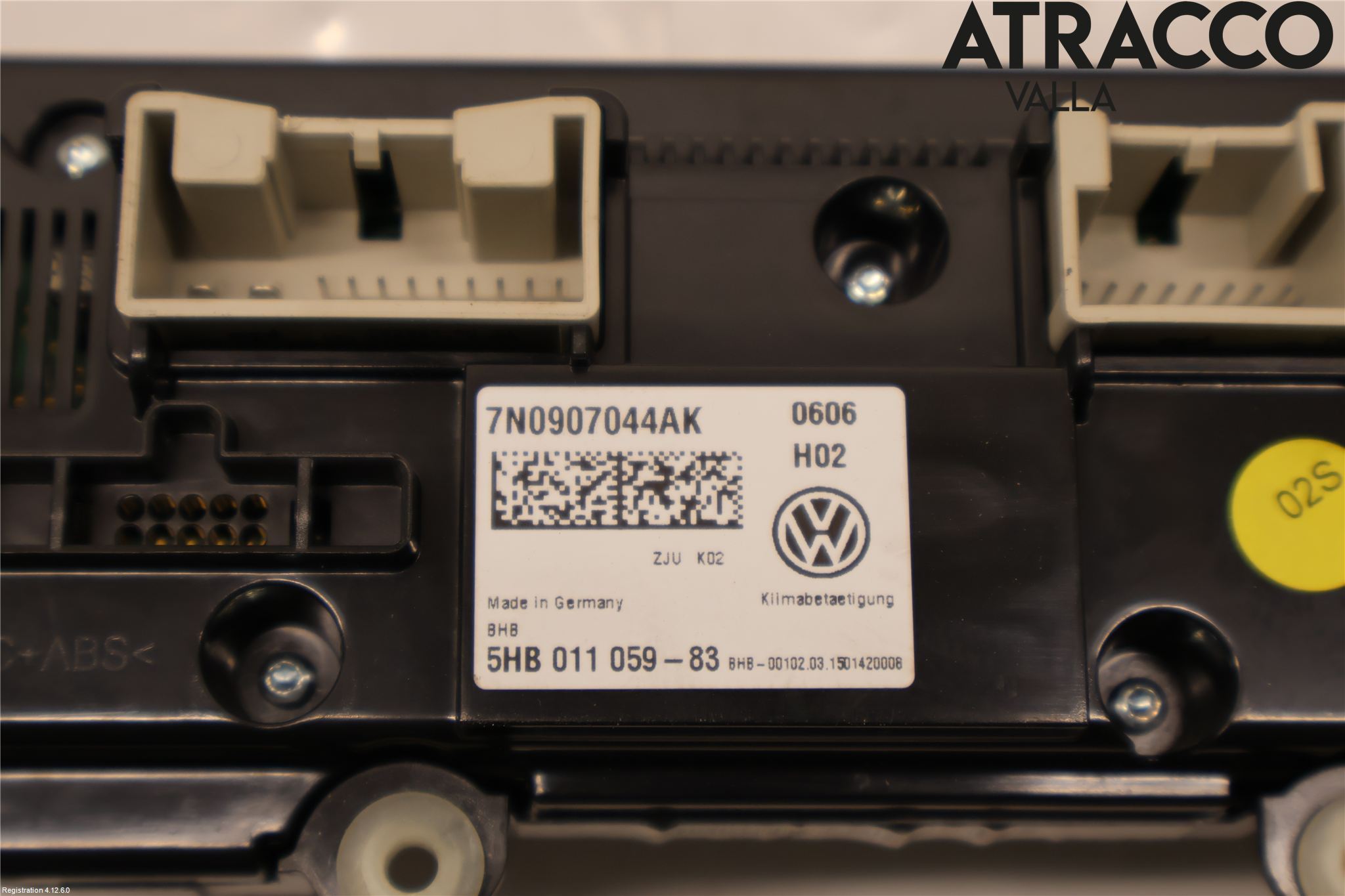 Volkswagen VW SHARAN 11- Varmeapparat Panel(Regulering)