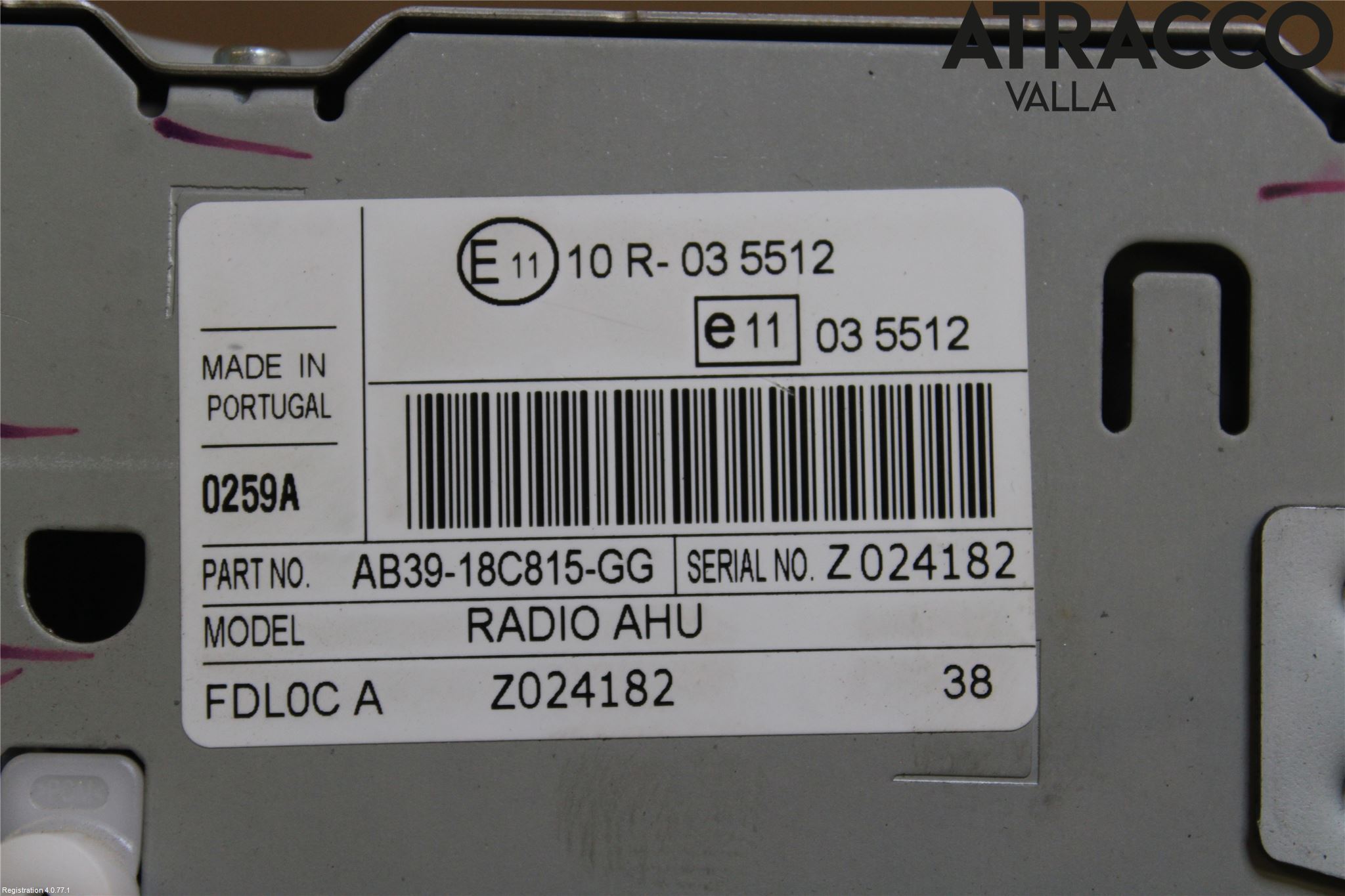 Ford RANGER EU 12-23 Stereo Radio Med Cd