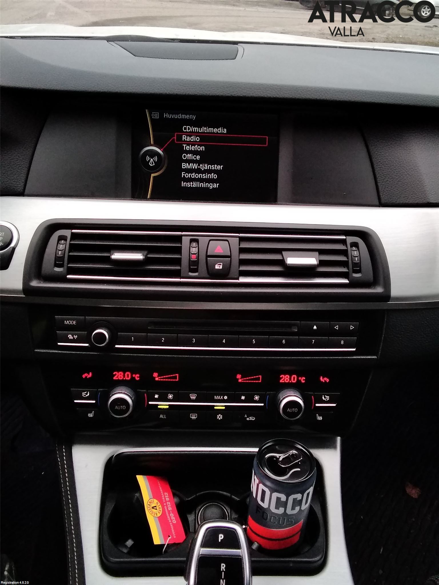 BMW 5 F10/F11/F18 09-17 Varme Ac Betjening-Display