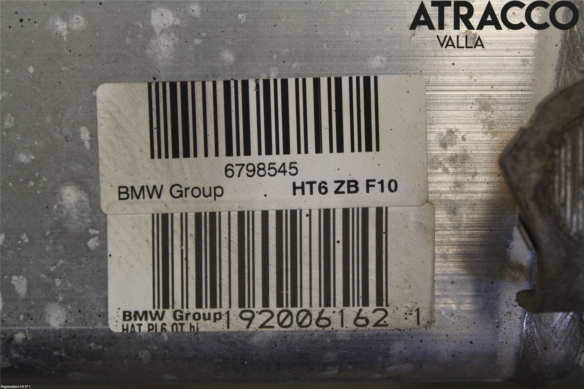 BMW 5 F10/F11/F18 09-17 Bakaksel Feste Travers-Ramme