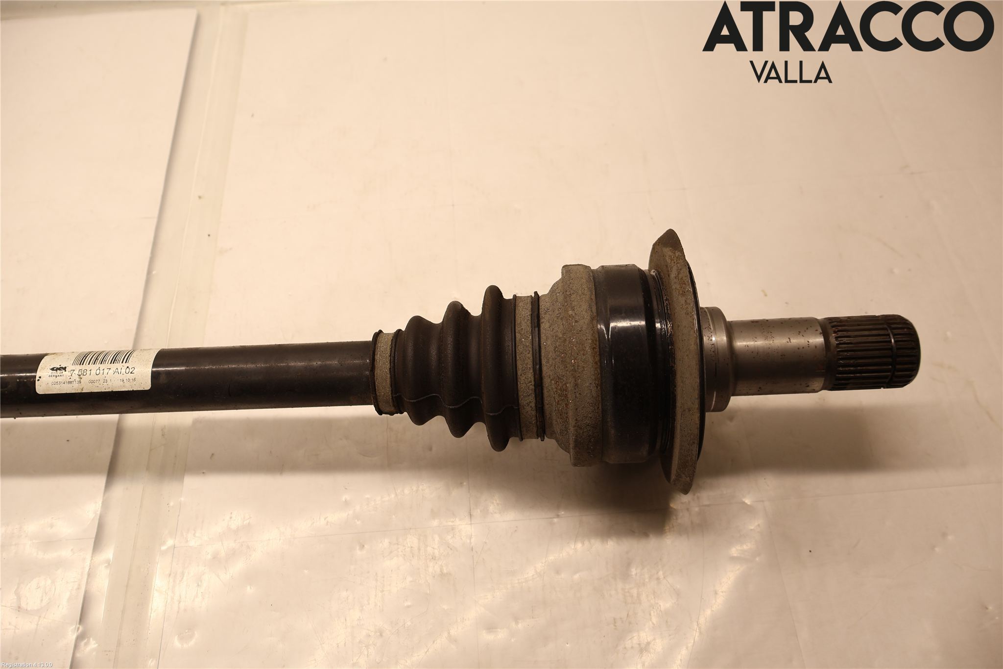 BMW 5 F10/F11/F18 09-17 Drivaksel Bak Kompl Venstre