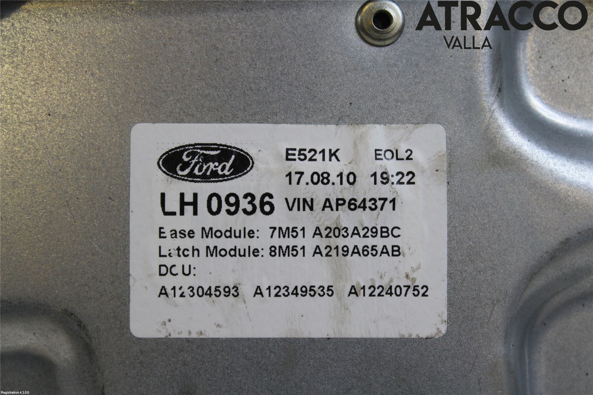 Ford FOCUS 08-11 Vindusheis
