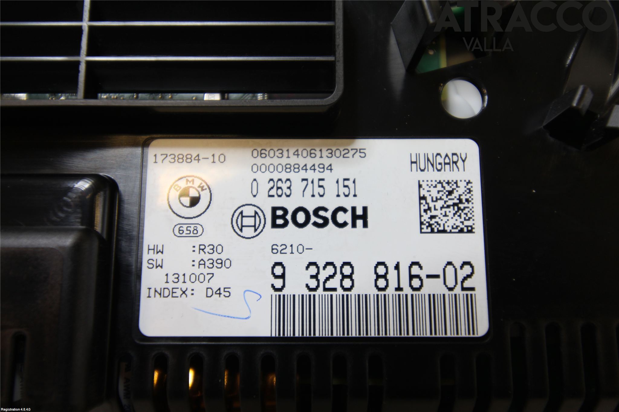 BMW 5 F10/F11/F18 09-17 Instr Kombinert