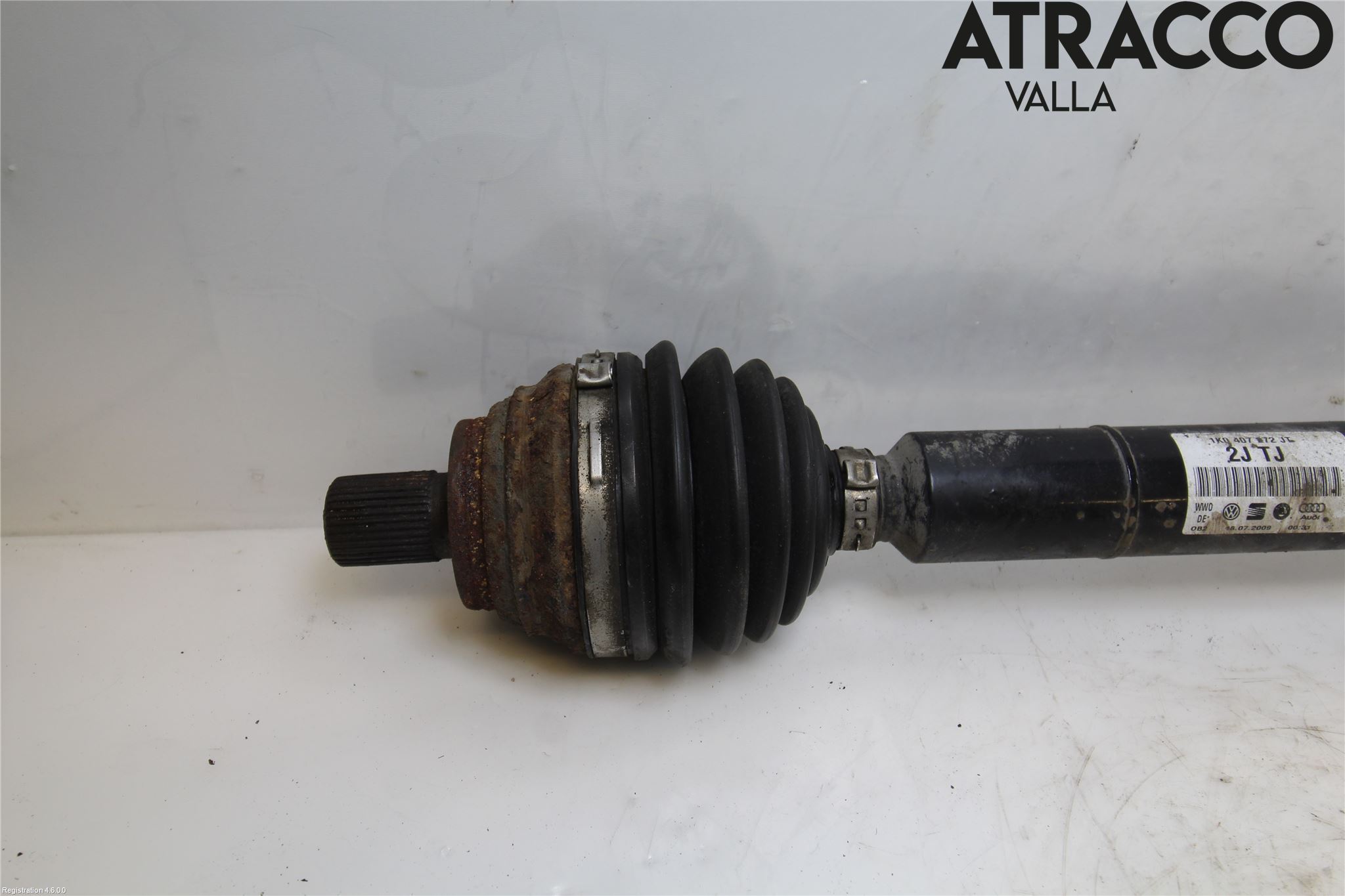 Volkswagen VW GOLF PLUS/CROSS GOLF 04-14 Drivaksel Foran Kompl Høyre
