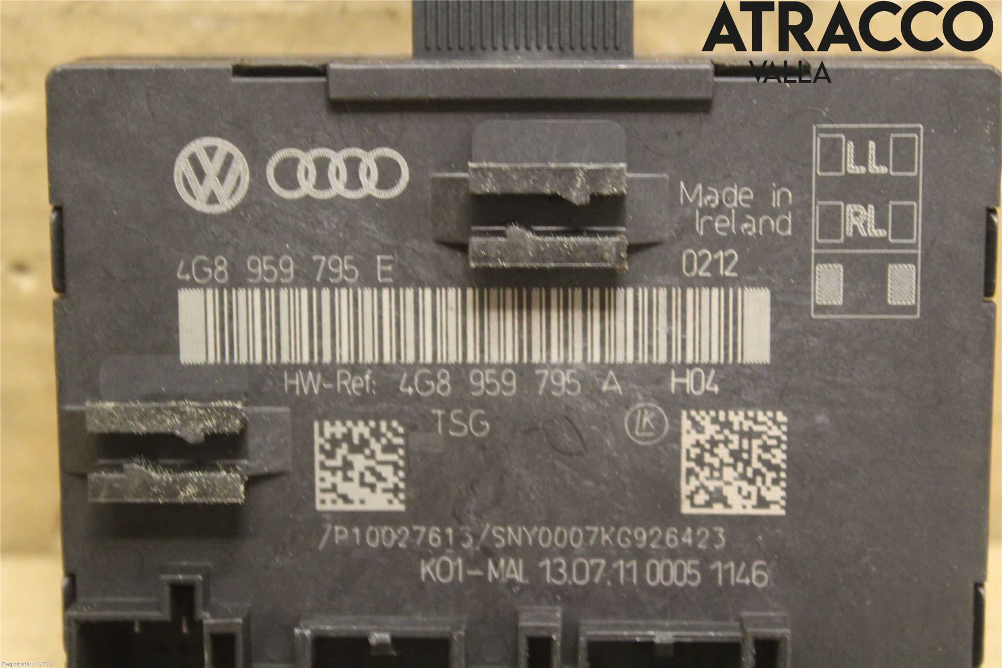 Audi A6/S6 4G 11-18 Styreenhet Dør