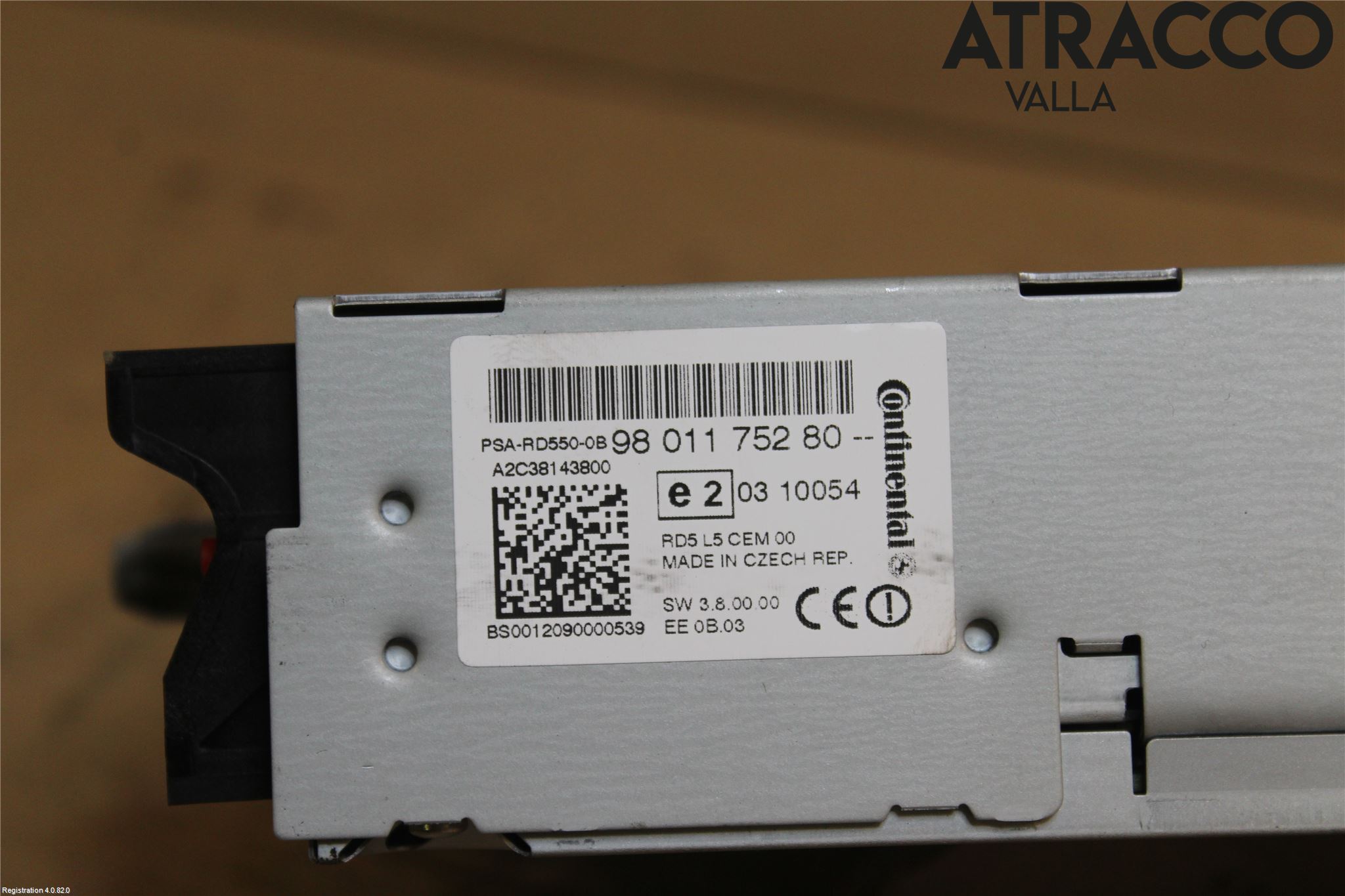 Peugeot 508 11-18 Stereo Radio Med Cd