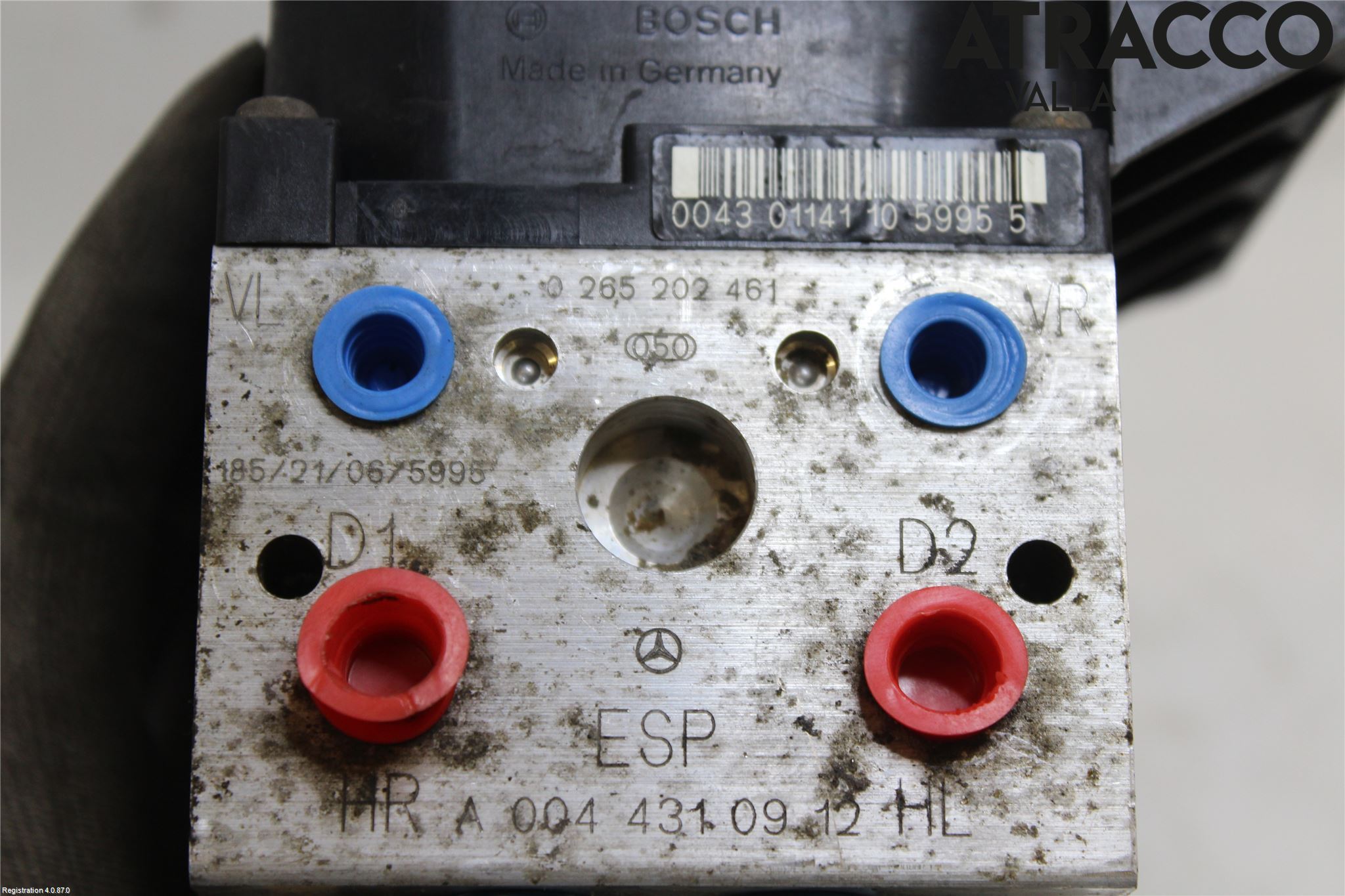 Mercedes-Benz MB A-KLASS (W168) 98-04 Abs Hydraulikkaggregat