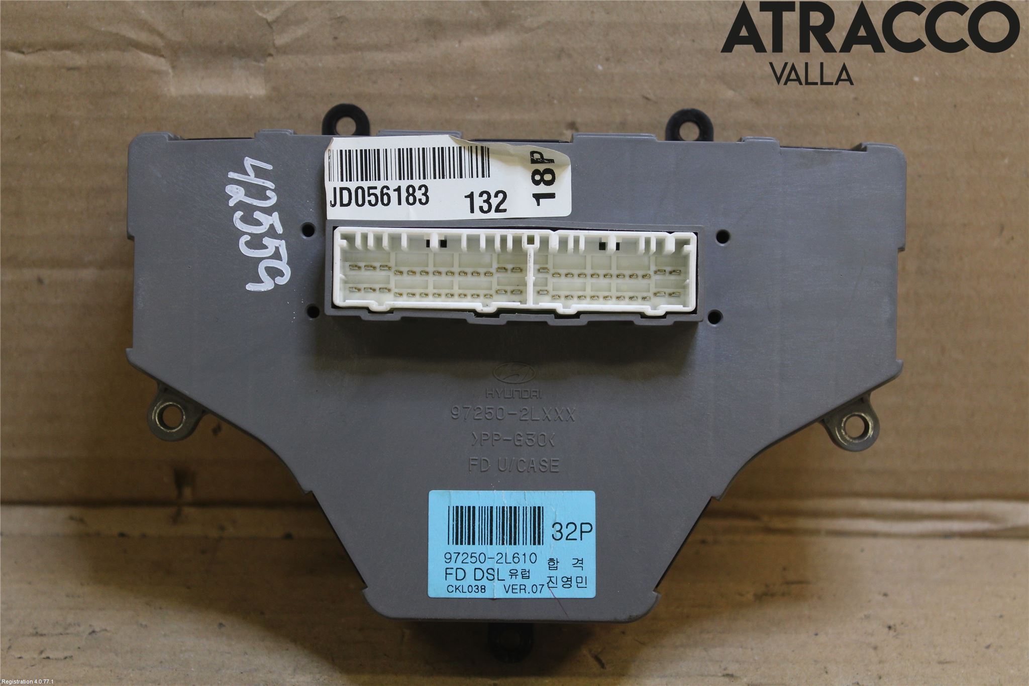 Hyundai i30 FD 07-12 Varme Ac Betjening-Display