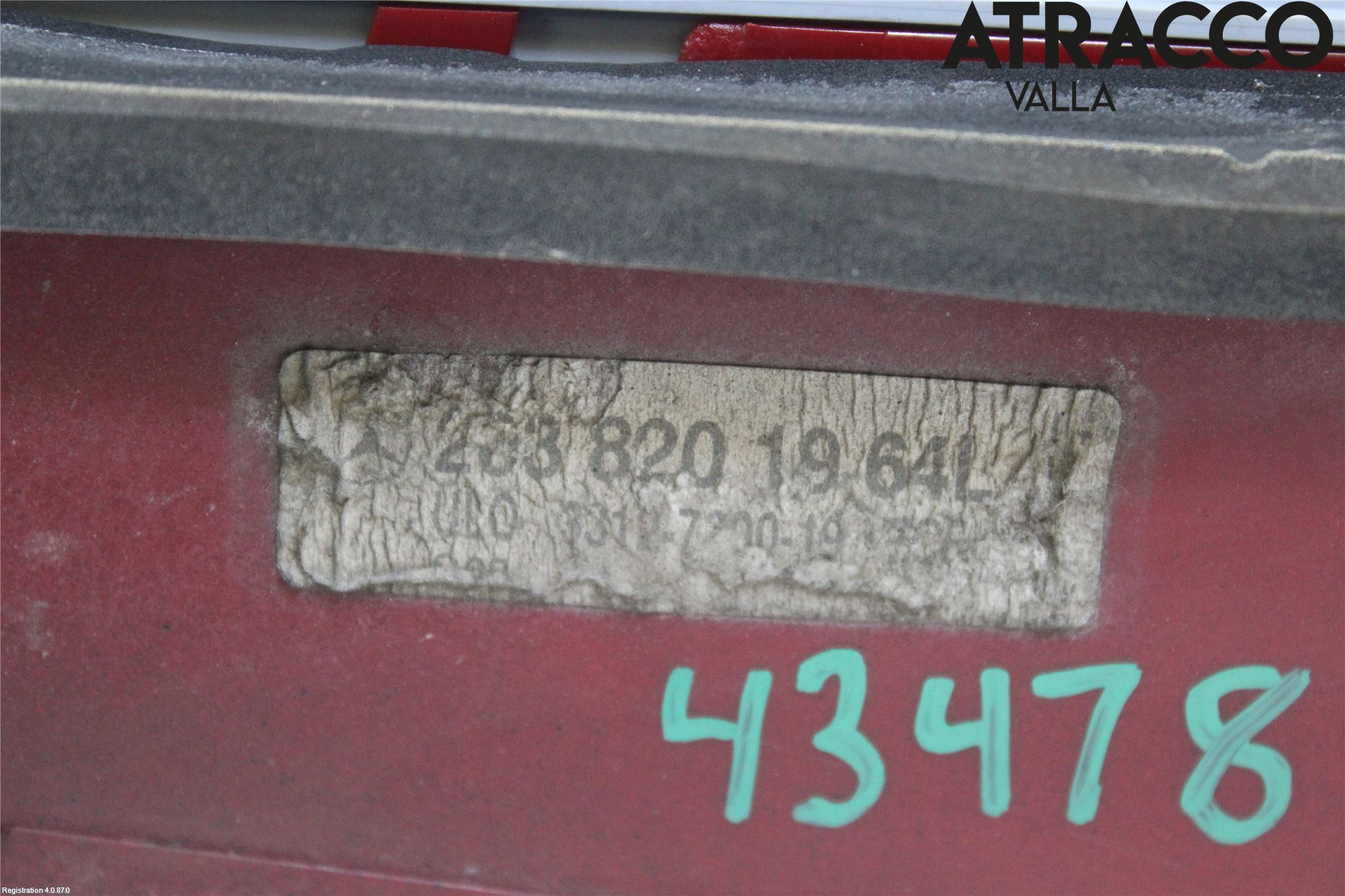 Mercedes-Benz MB C (203) 00-07 Baklykt Venstre
