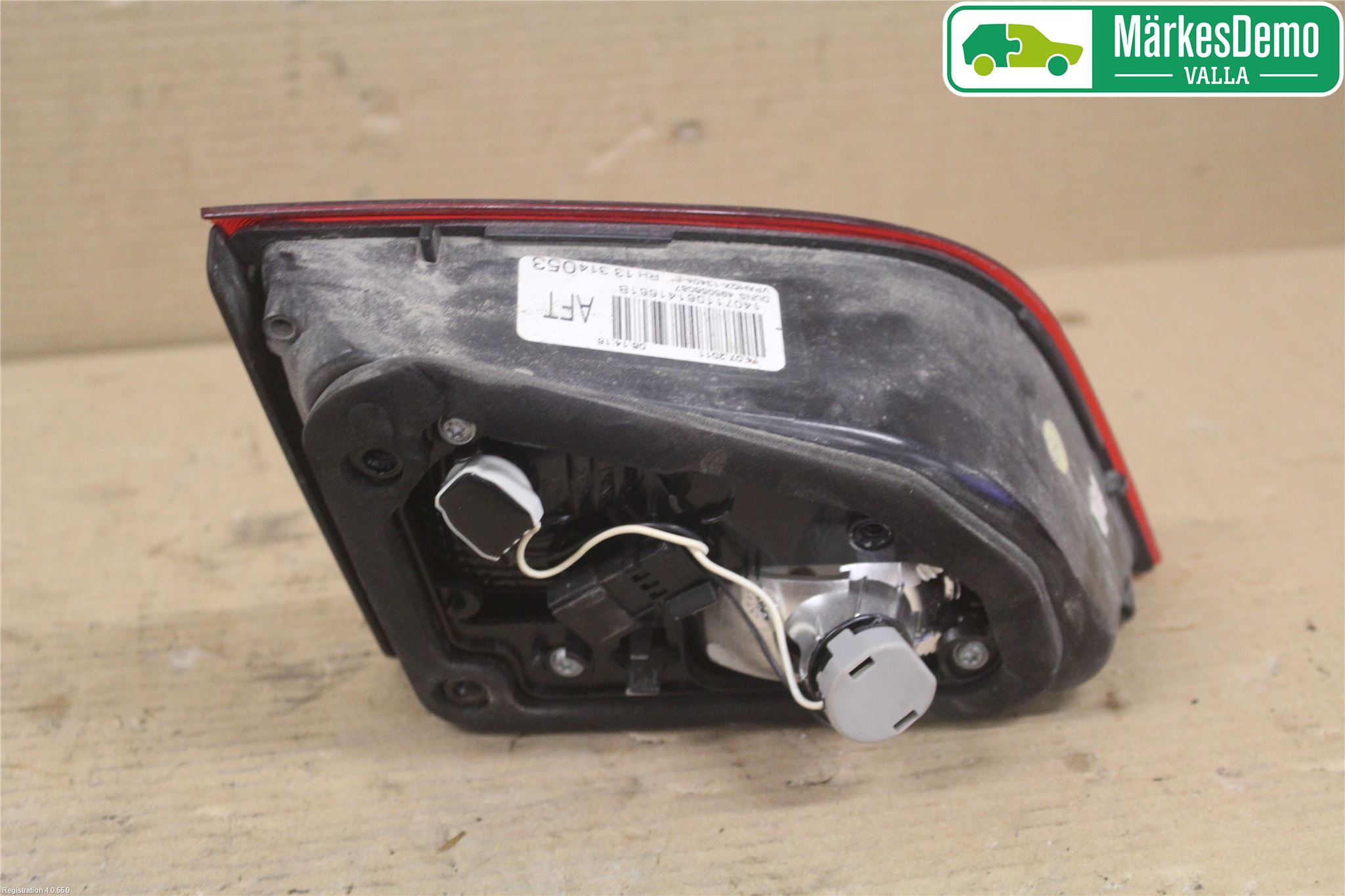 Opel ASTRA J 10-15 Baklykt Høyre  På Luke(Indre)