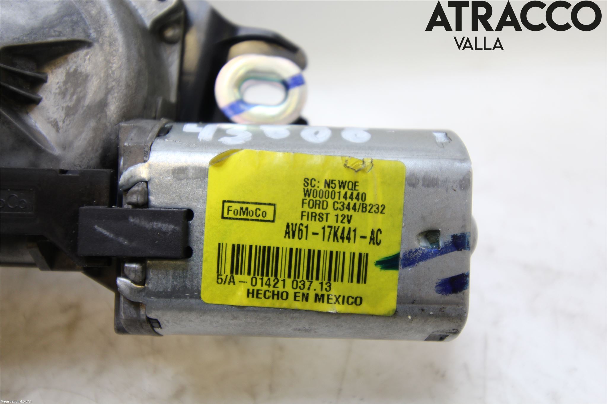 Ford B-MAX 12-17 Viskermotor Bakluke