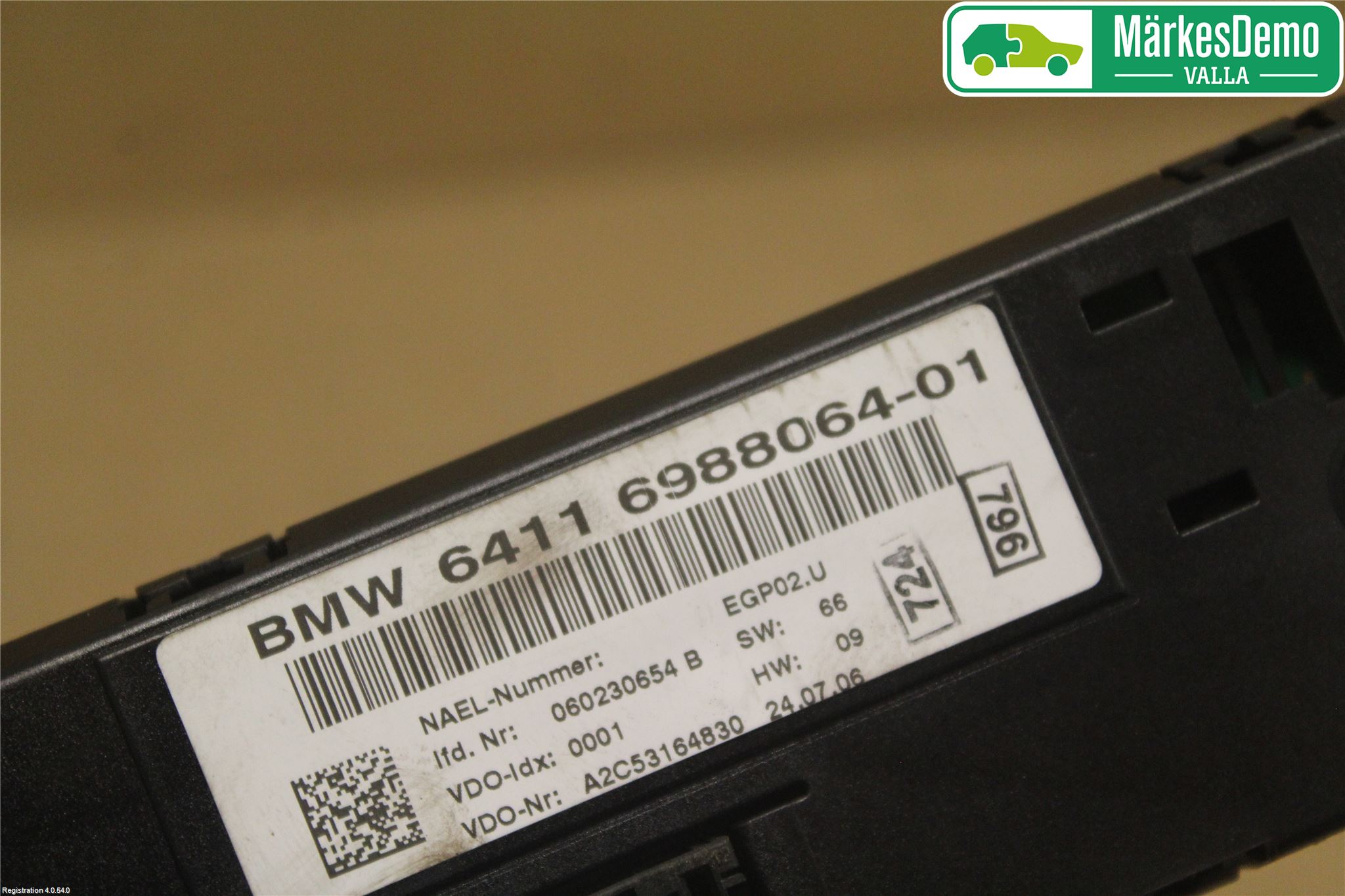 BMW 1 E87/81 5D/3D 03-11 Varmeapparat Panel(Regulering)