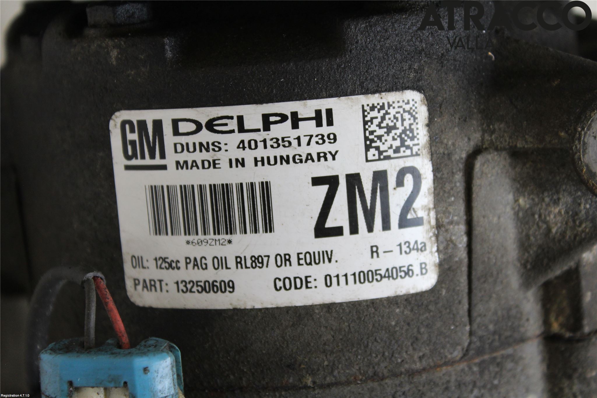 Opel ASTRA J 10-15 Varme Ac Kompressor