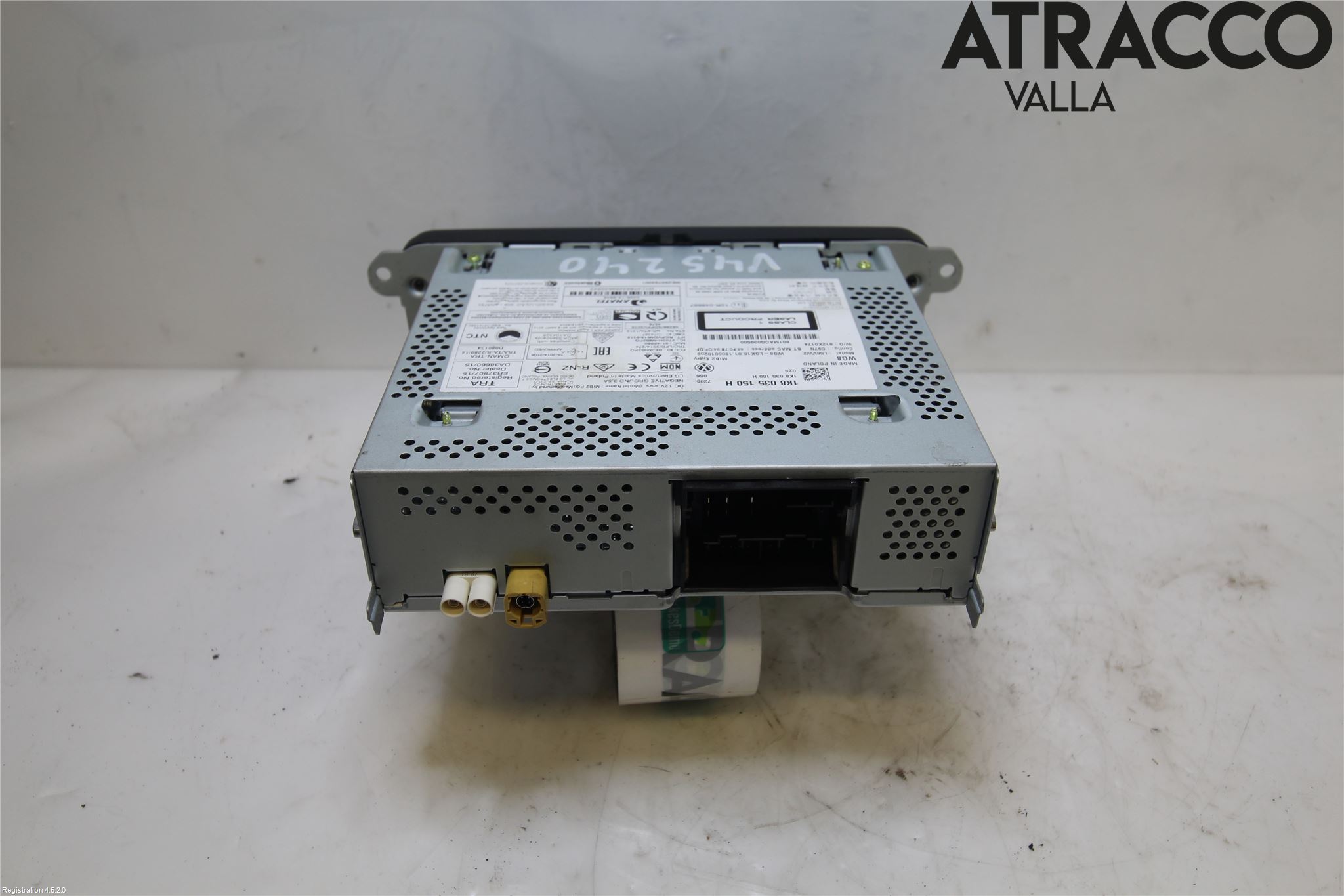 Volkswagen VW CADDY 16-20 Stereo Radio Med Cd