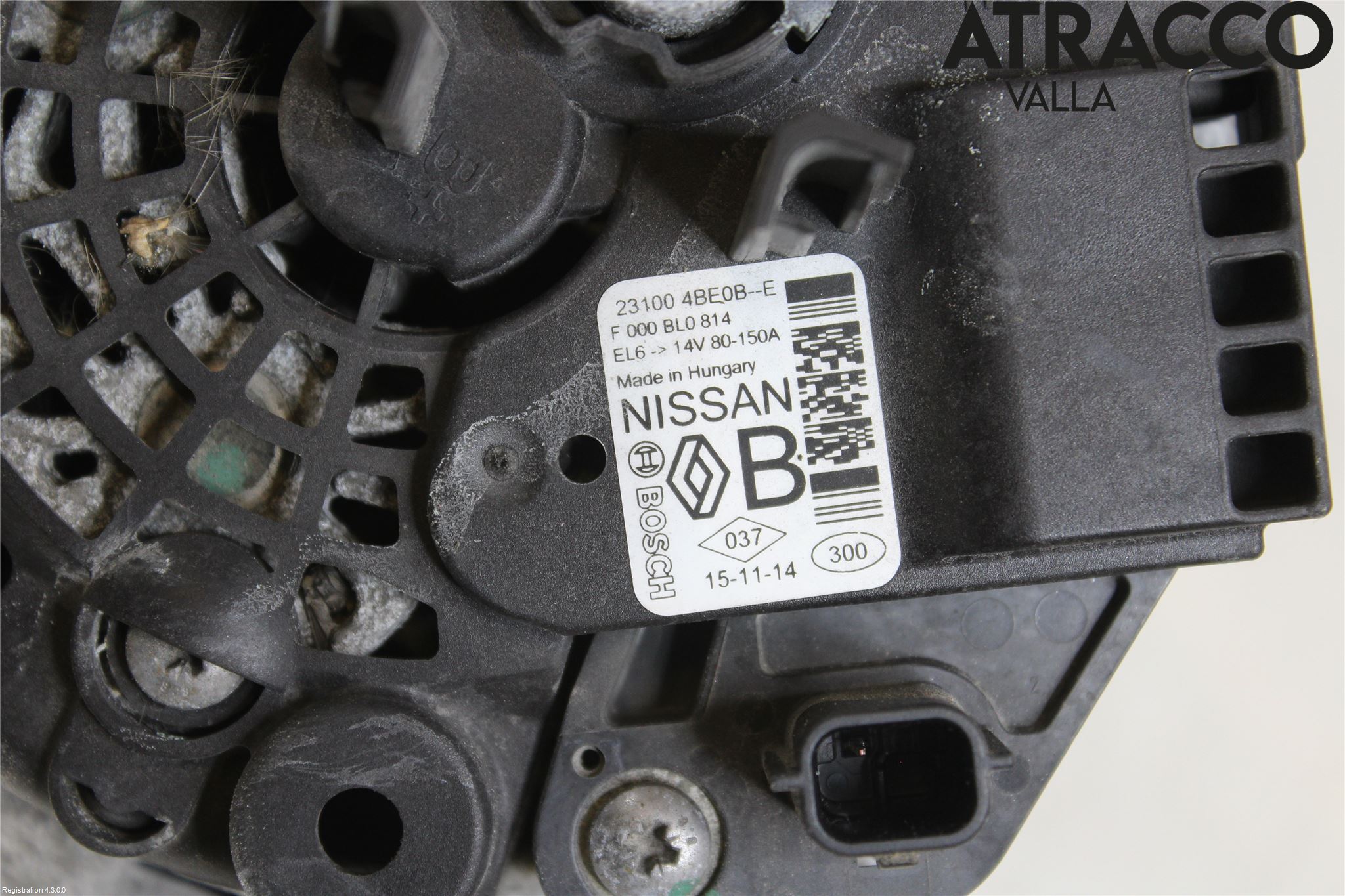 Nissan QASHQAI 14-17 Dynamo