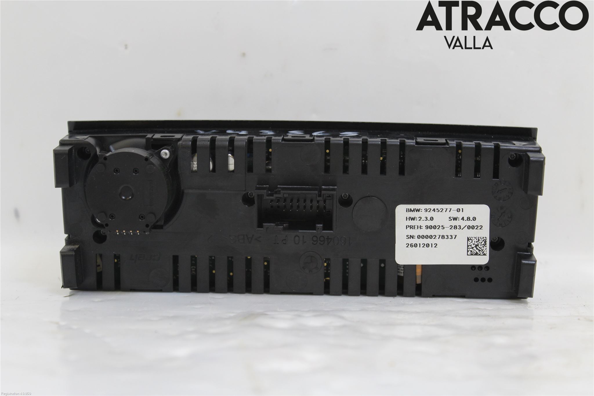 BMW 5 F10/F11/F18 09-17 Varme Ac Betjening-Display