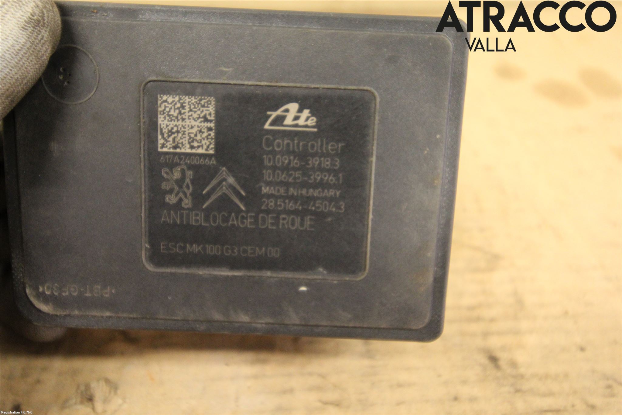 Peugeot 2008 13-20 Abs Hydraulikkaggregat