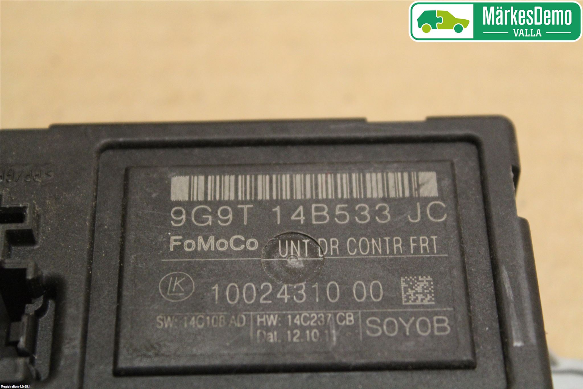 Ford S-MAX 06-15 Styreenhet Dør