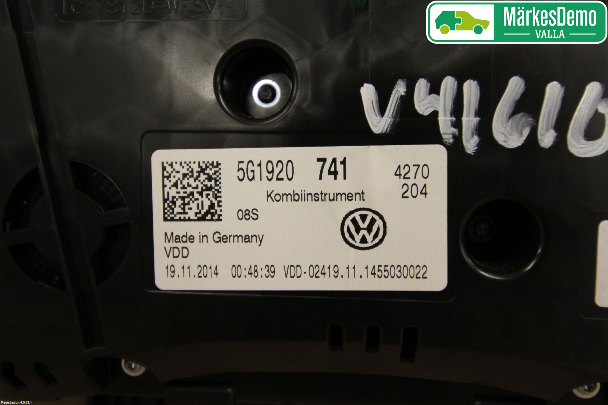 Volkswagen VW GOLF / E-GOLF VII 13-20 Instr Kombinert