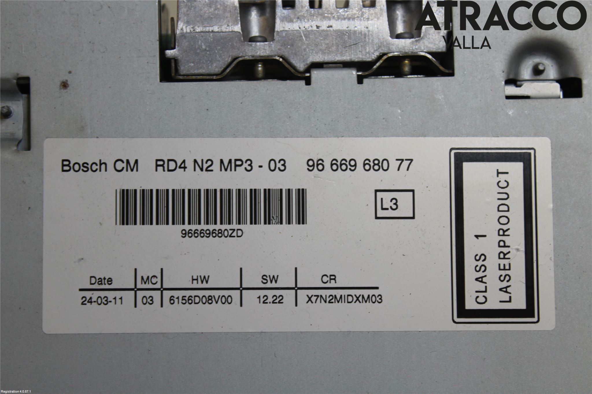Citroen C5 08-17 Stereo Radio Med Cd