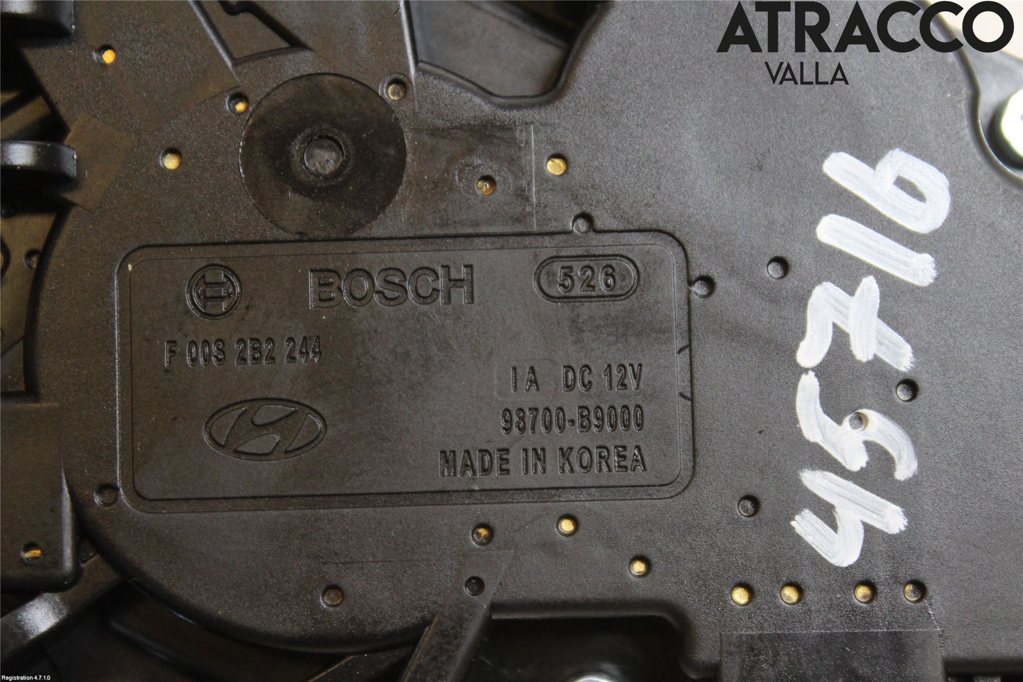 Hyundai i10 BA 14-16 Viskermotor Bakluke