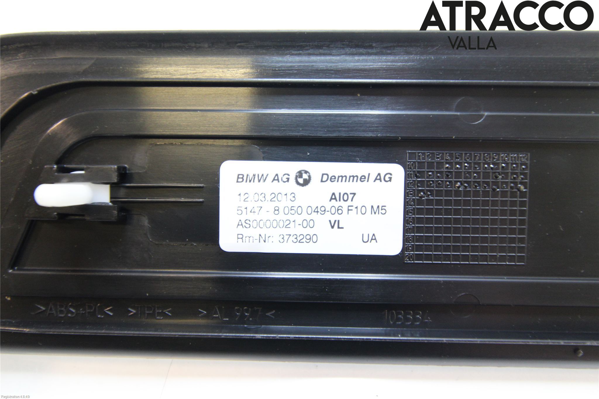 BMW 5 F10/F11/F18 09-17 Innr Terskel Innstigning