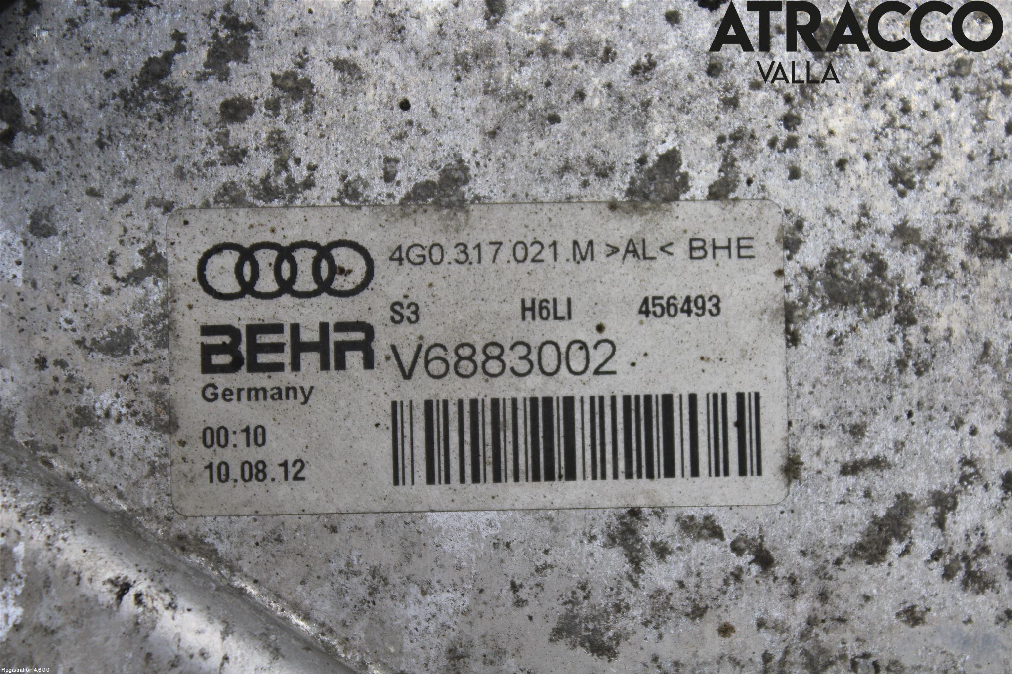 Audi A6/S6 4G 11-18 Radiator Oljekjøler Automatgea