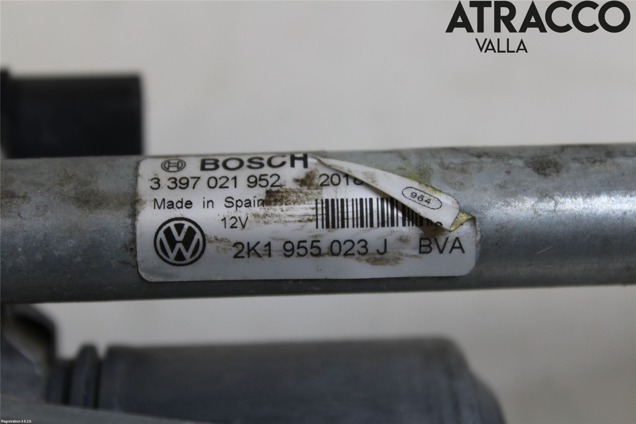 Volkswagen VW CADDY 16-20 Viskeroverføring Frontrute