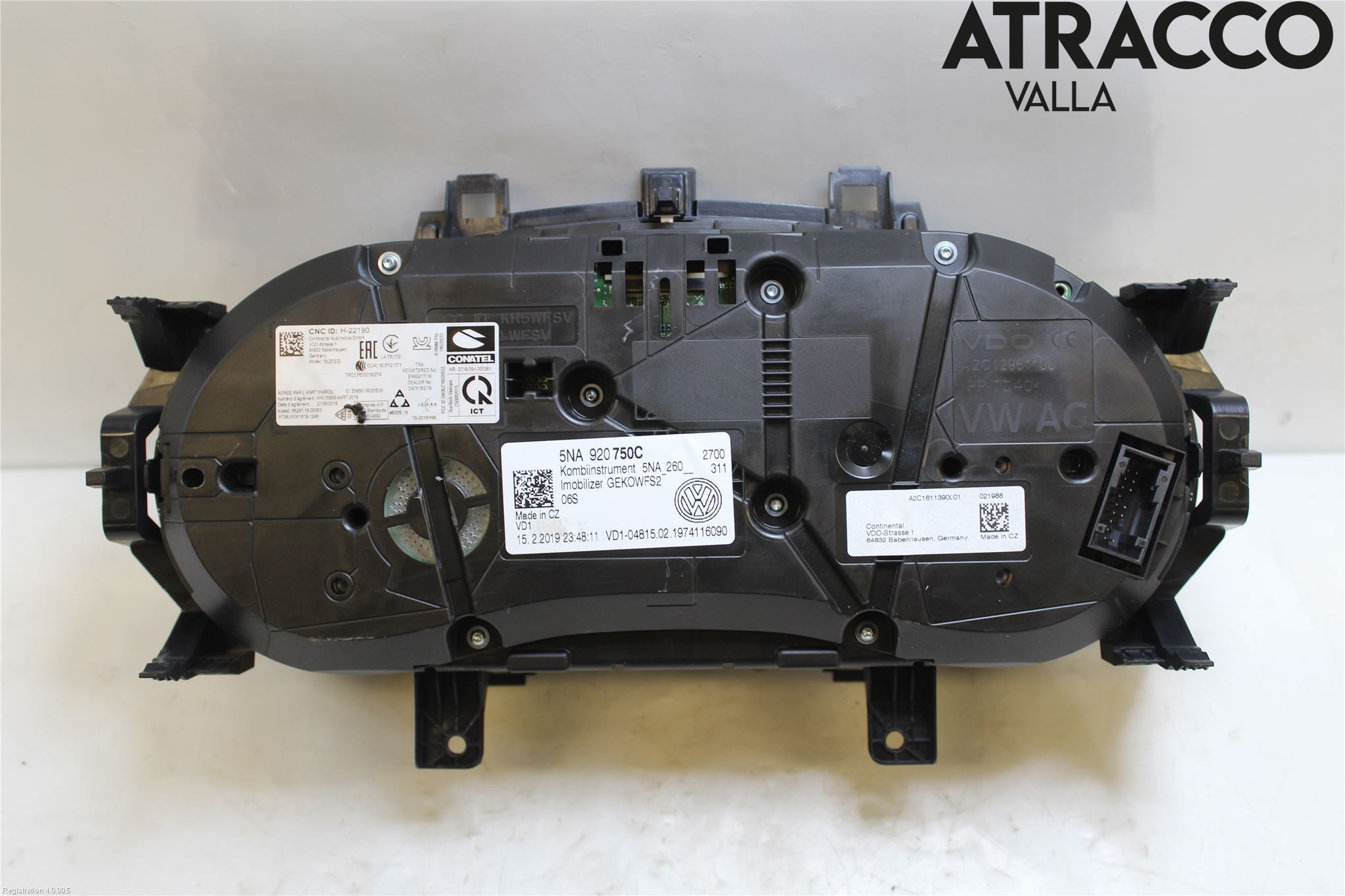 Volkswagen VW TIGUAN 16-24 Instr Kombinert