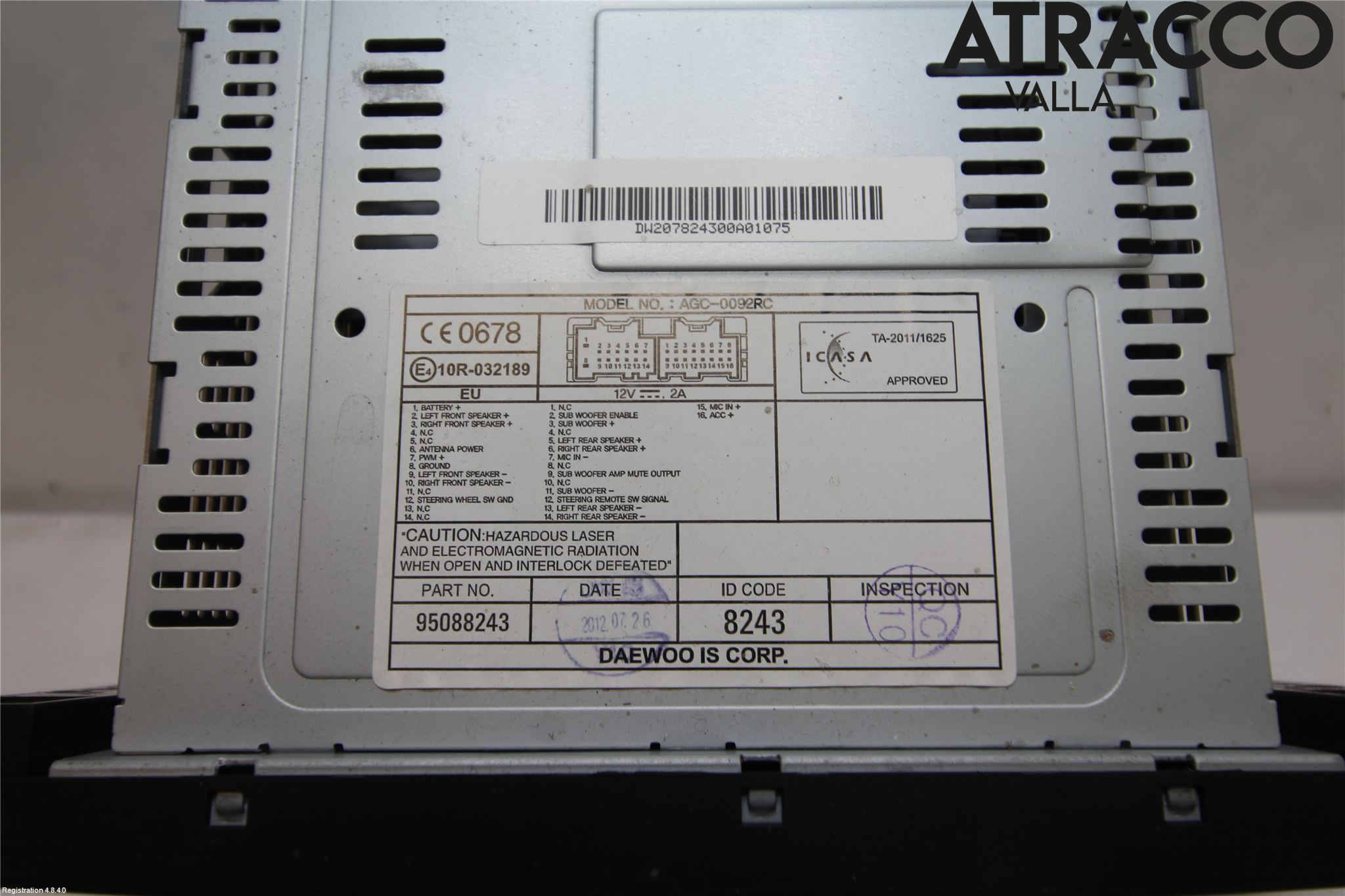 Chevrolet CAPTIVA Stereo Radio Med Cd