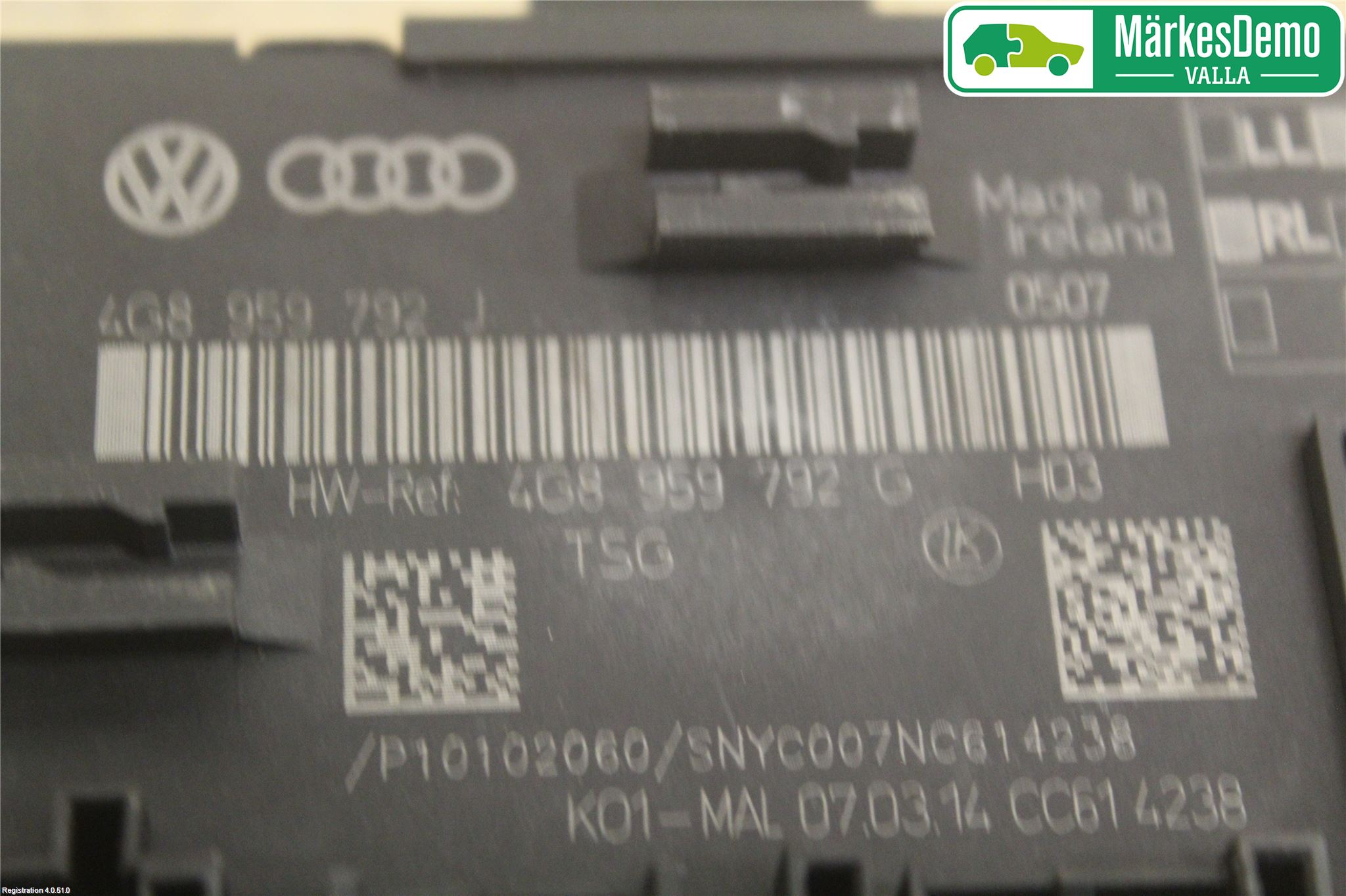 Audi A6 ALLROAD 12-18 Styreenhet Dør
