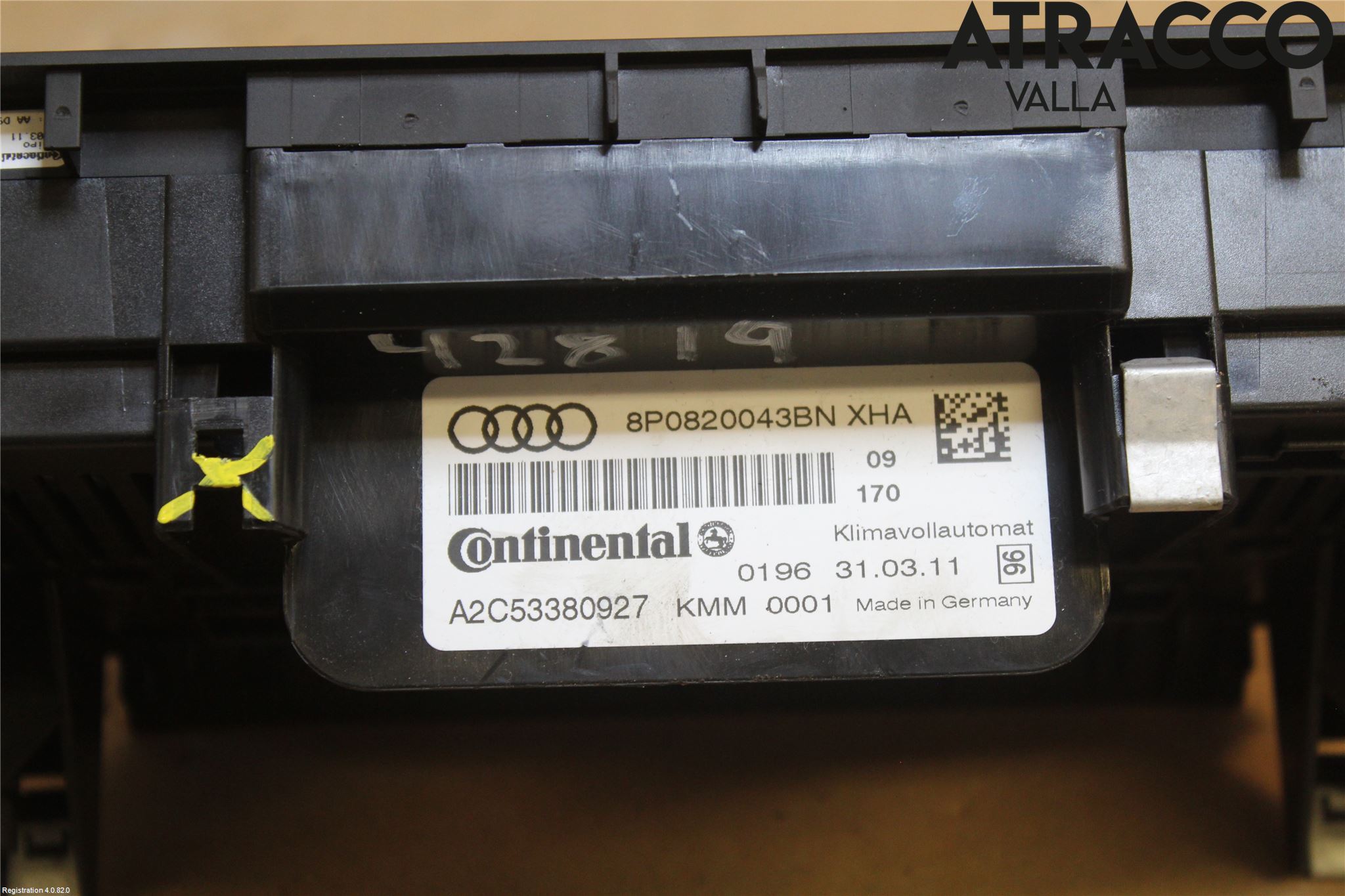 Audi A3/S3 05-13 Varme Ac Betjening-Display