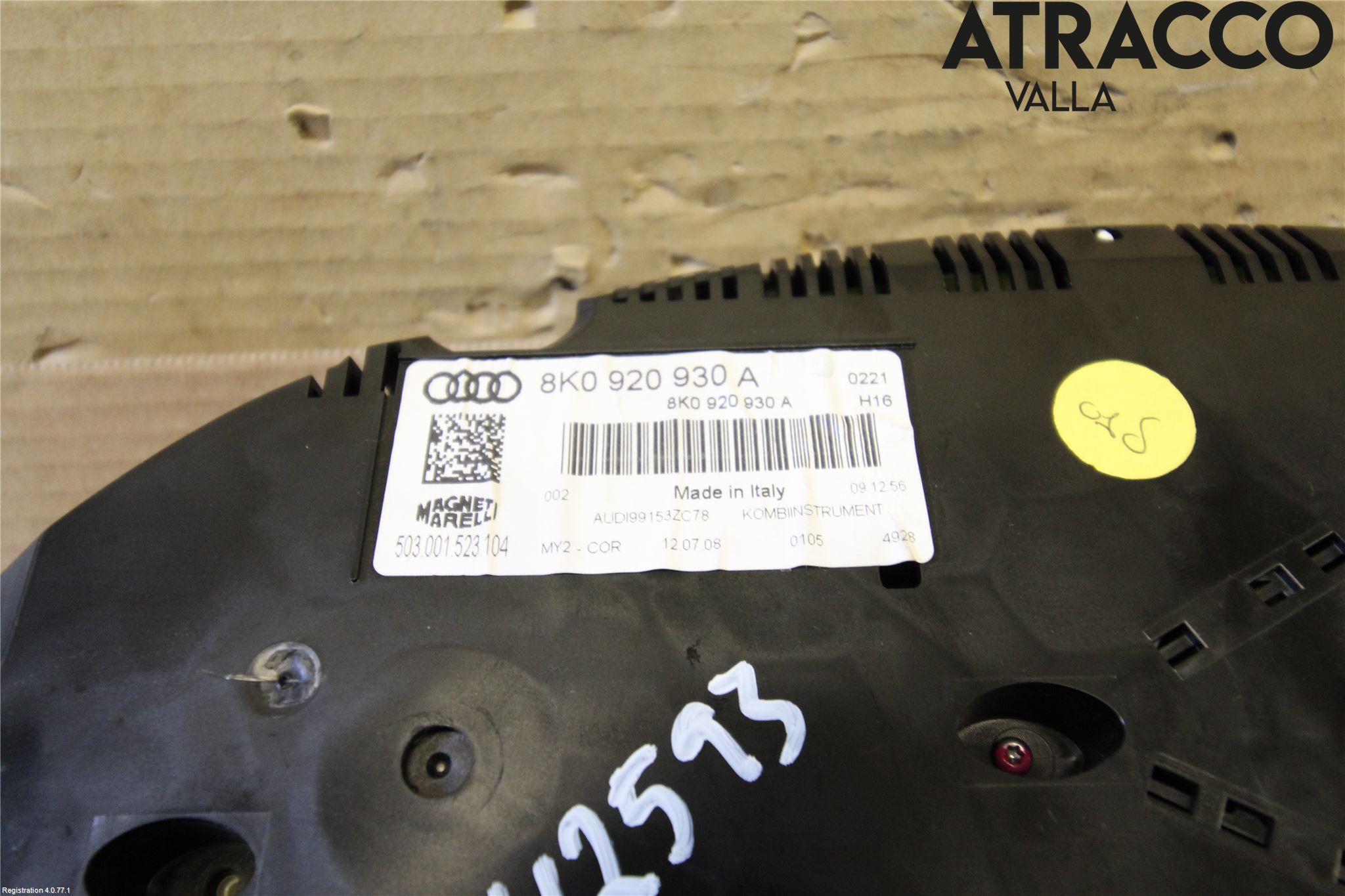 Audi A4/S4 08-11 Instr Kombinert