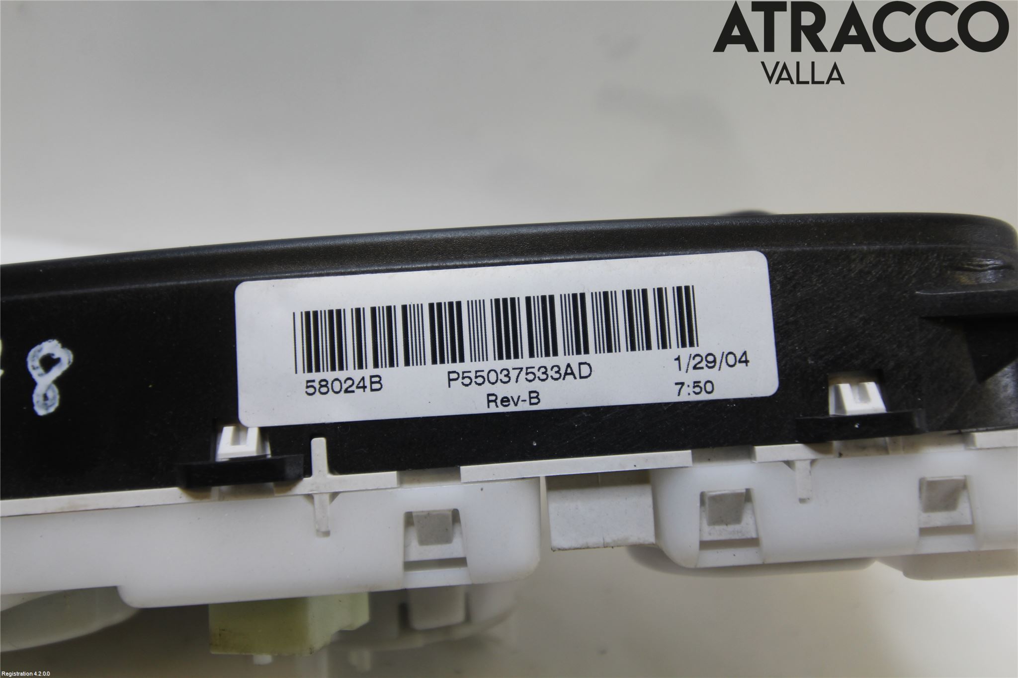 Jeep CHEROKEE Varmeapparat Panel(Regulering)