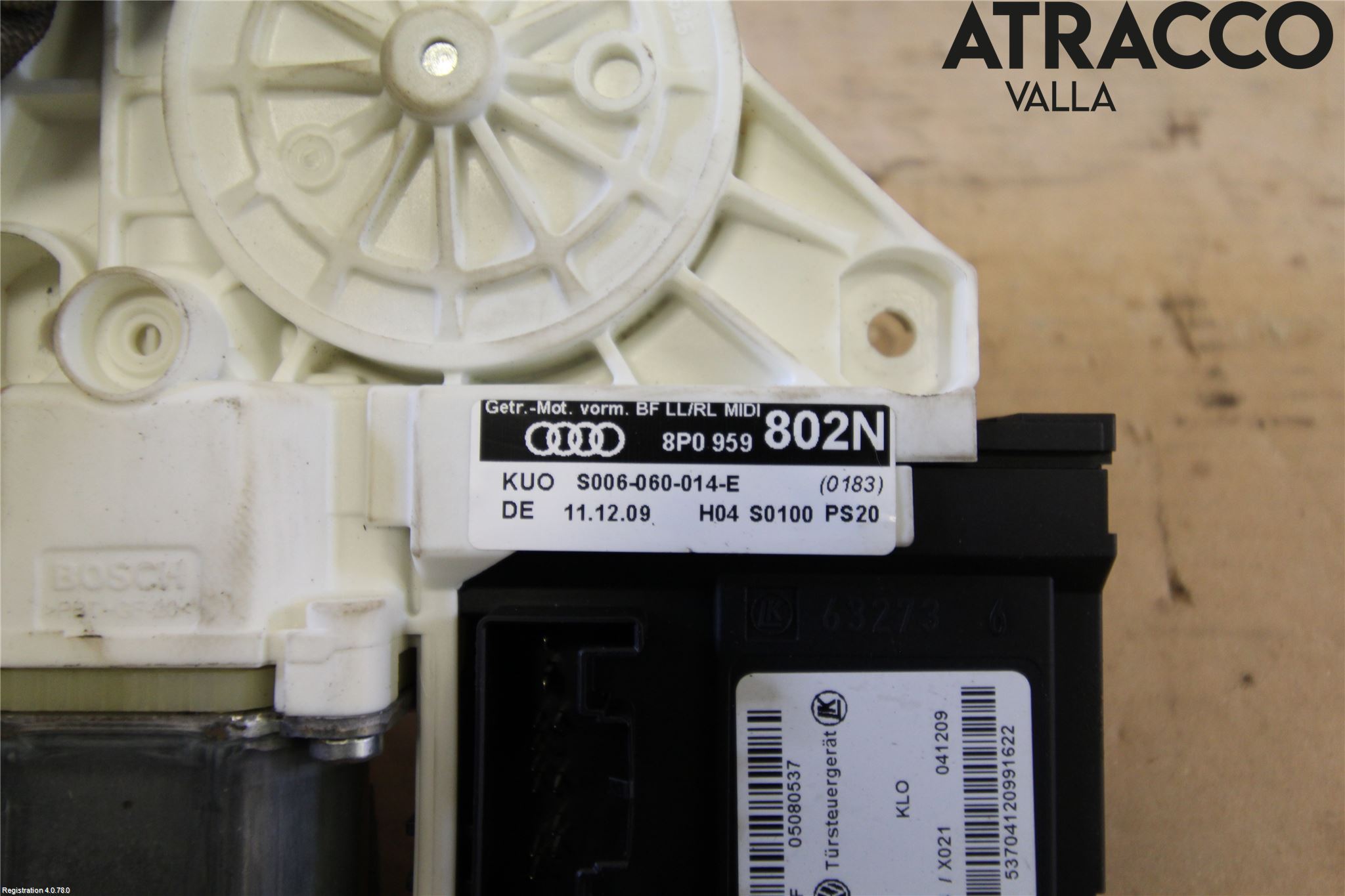 Audi A3/S3 05-13 Vindusheismotor
