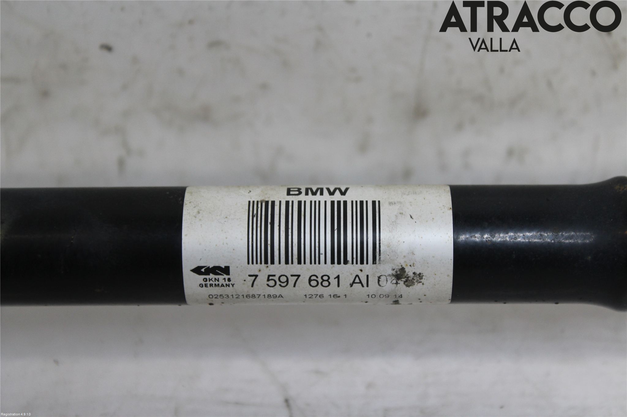 BMW 3 F30/F31/F80 12-19 Drivaksel Bak Kompl Venstre